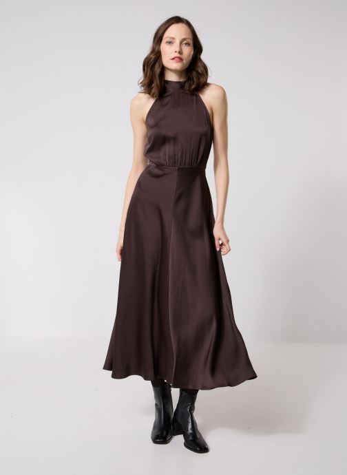 Samsoe Samsoe Lange jurken Rheo Dress 12959 dames bruin