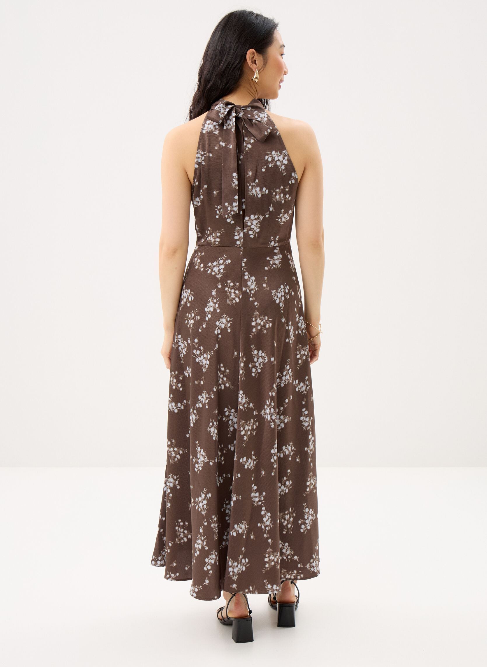 Robes longues Rheo Dress 12959 femme marron Samsoe Samsoe Robes longues Rheo Dress 12959 femme marron Blooming Brown
