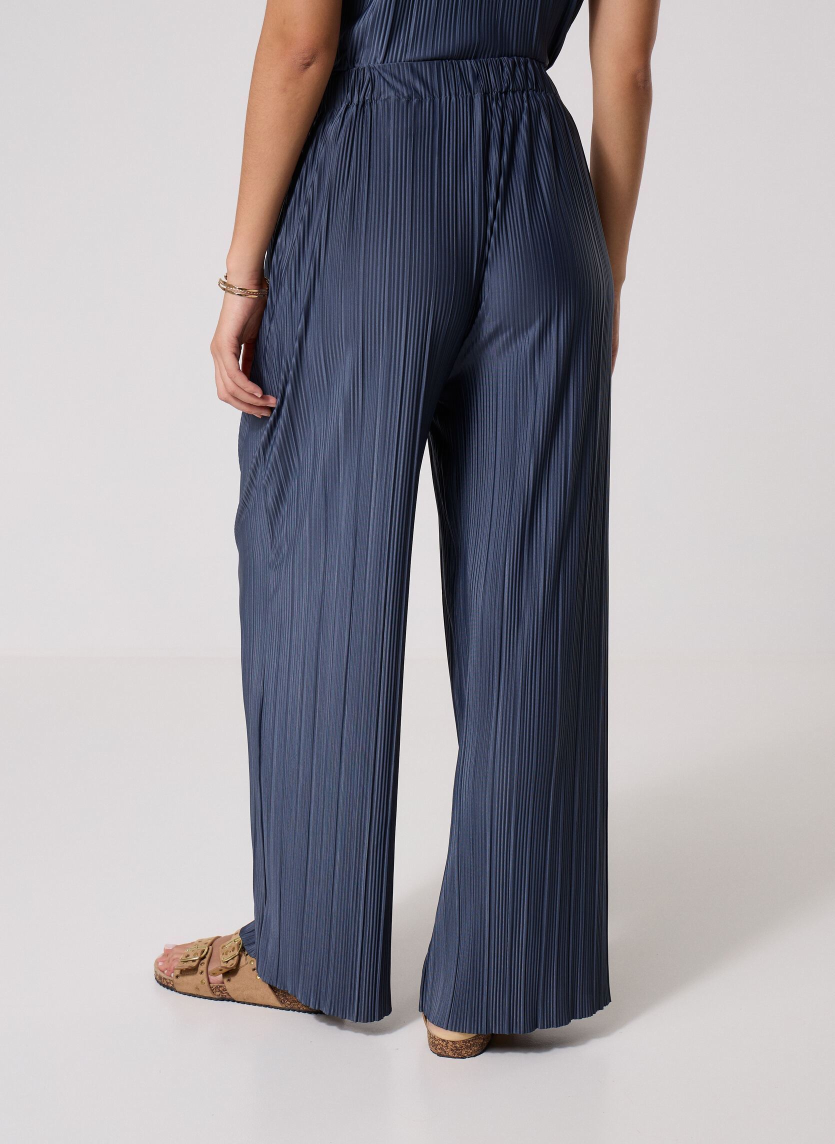 Pantalons larges Uma trousers 10167 femme bleu Samsoe Samsoe Pantalons larges Uma trousers 10167 femme bleu OMBRE BLUE