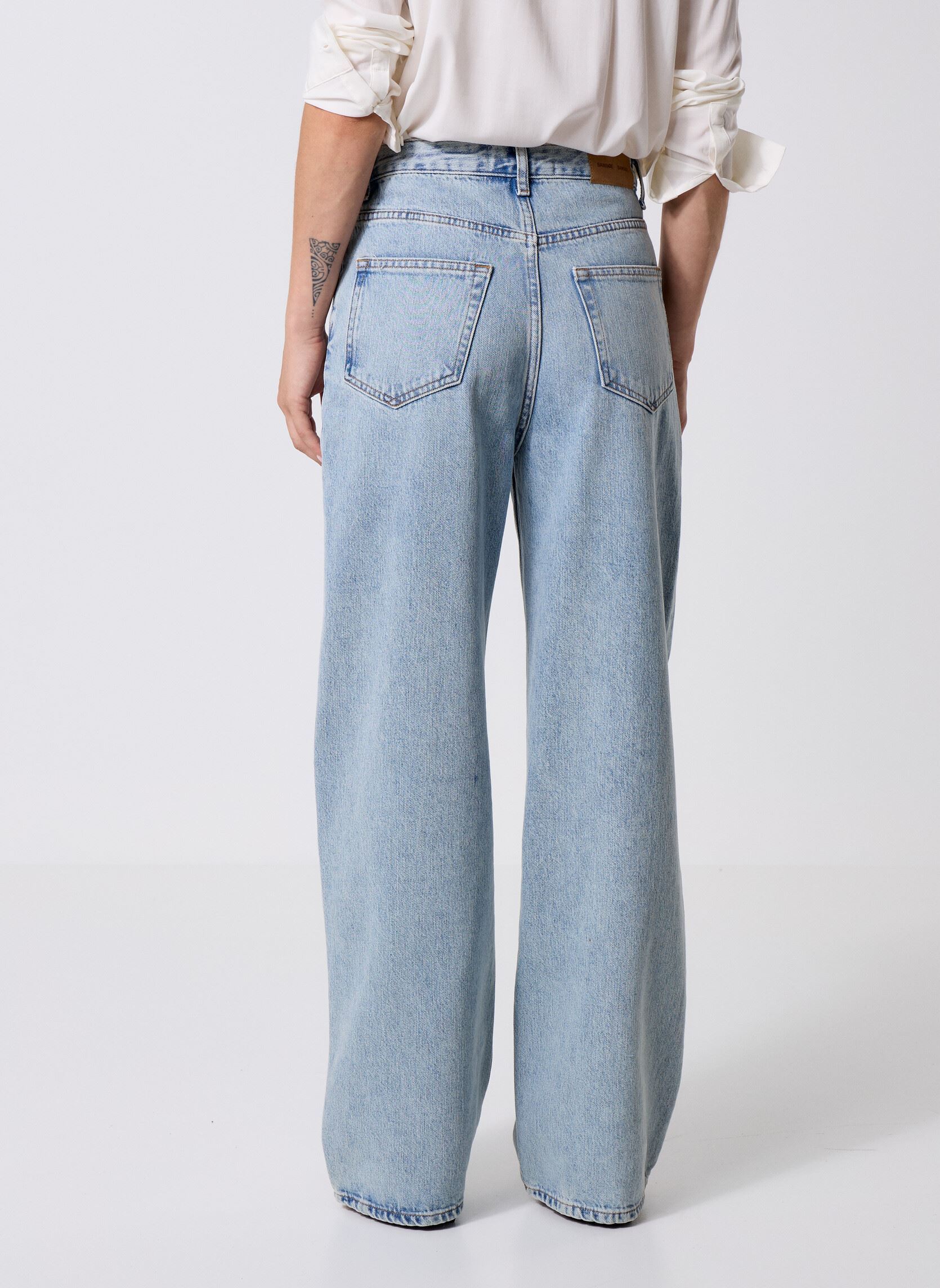 Jeans large Shelly Jeans 14811 femme bleu Samsoe Samsoe Jeans large Shelly Jeans 14811 femme bleu Light Heritage Regular