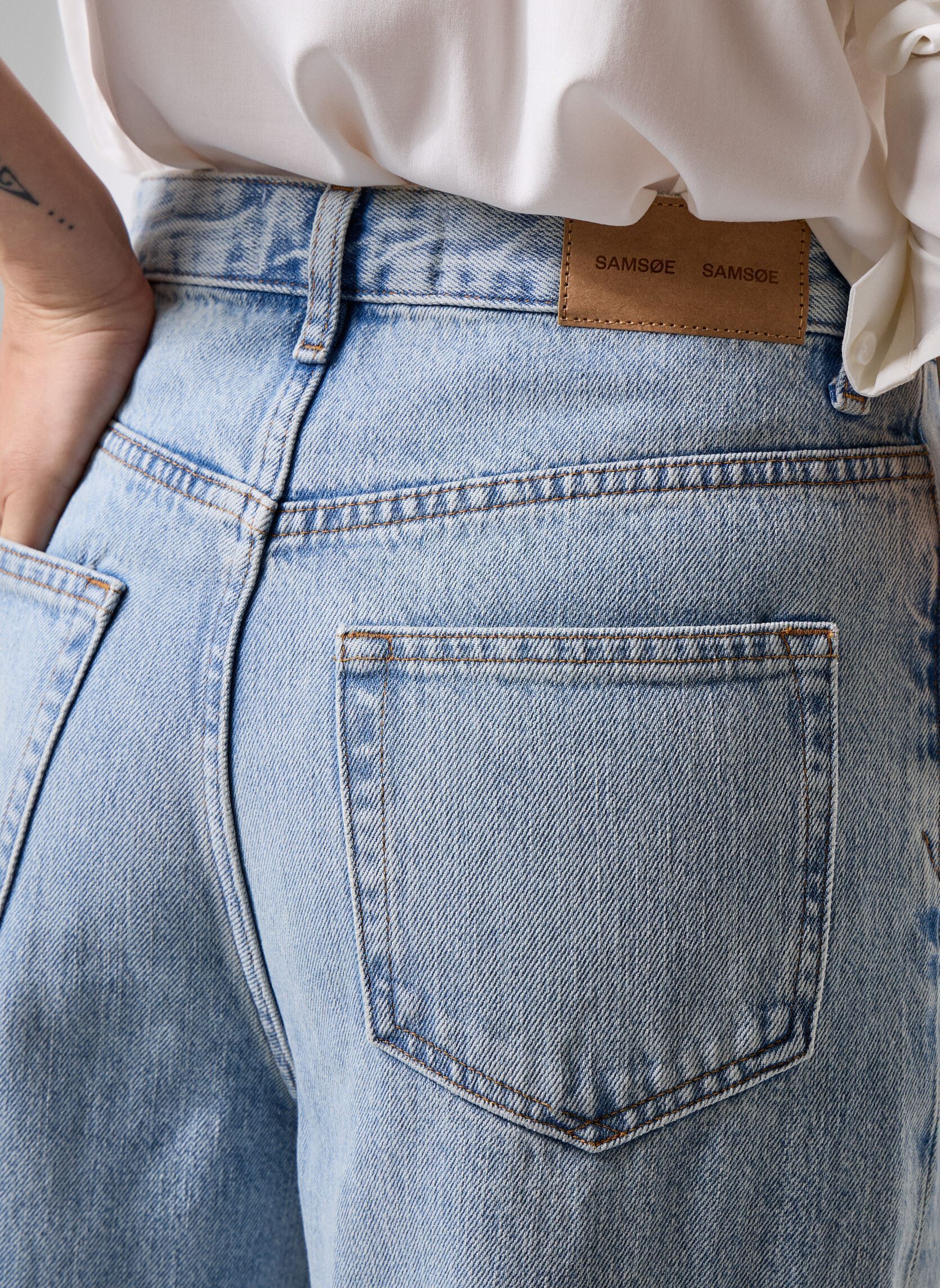 Jeans large Shelly Jeans 14811 femme bleu Samsoe Samsoe Jeans large Shelly Jeans 14811 femme bleu Light Heritage Regular