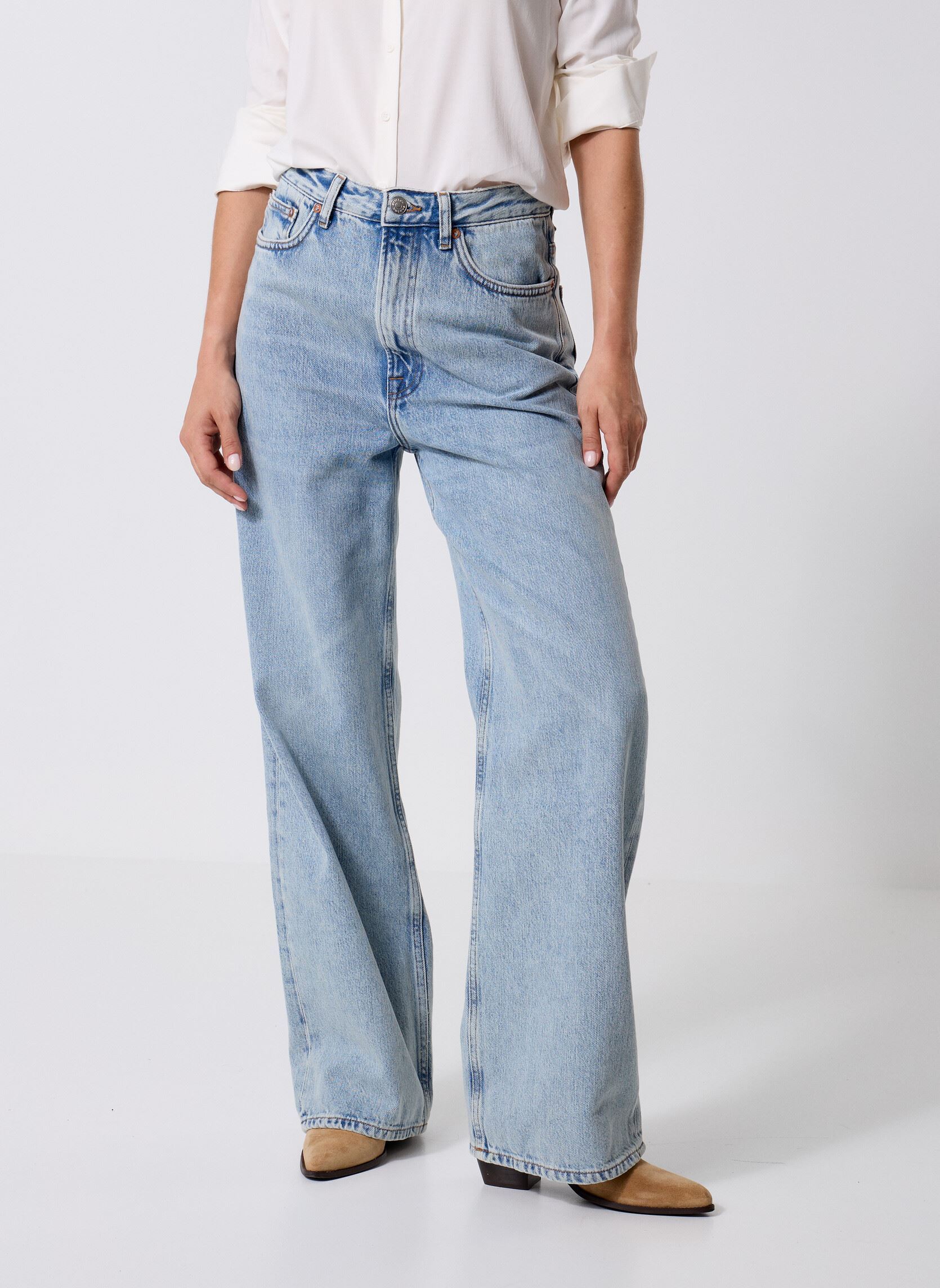 Jeans large Shelly Jeans 14811 femme bleu Samsoe Samsoe Jeans large Shelly Jeans 14811 femme bleu Light Heritage Regular