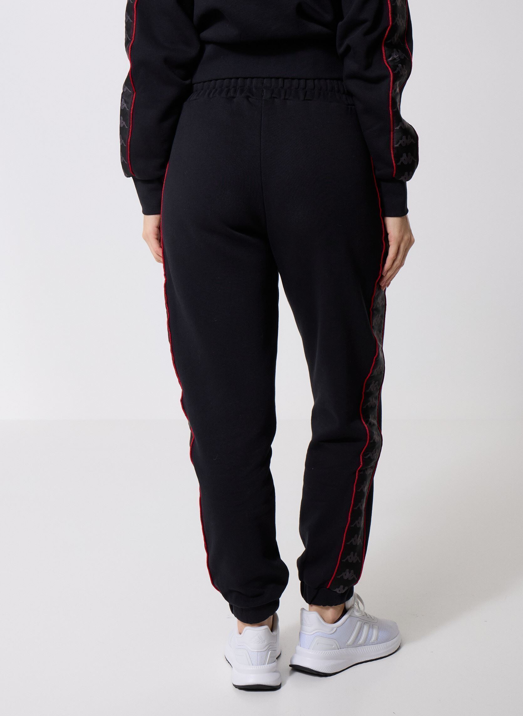 Jogginghosen 222 BANDA ADINA 2 damen schwarz Kappa Jogginghosen 222 BANDA ADINA 2 damen schwarz BLACK/RED RACING/WHITE