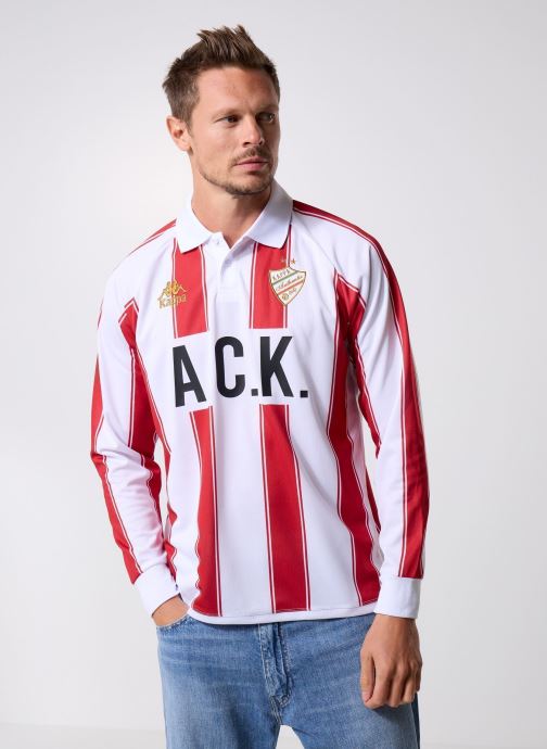 Kappa Polos manches courtes AUTHENTIC ODEN homme blanc