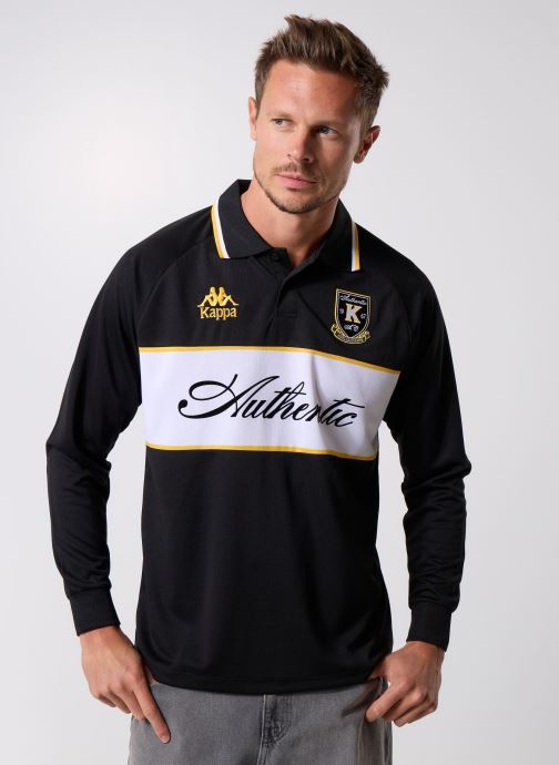 Kappa Polos manches courtes AUTHENTIC ODRAN homme noir