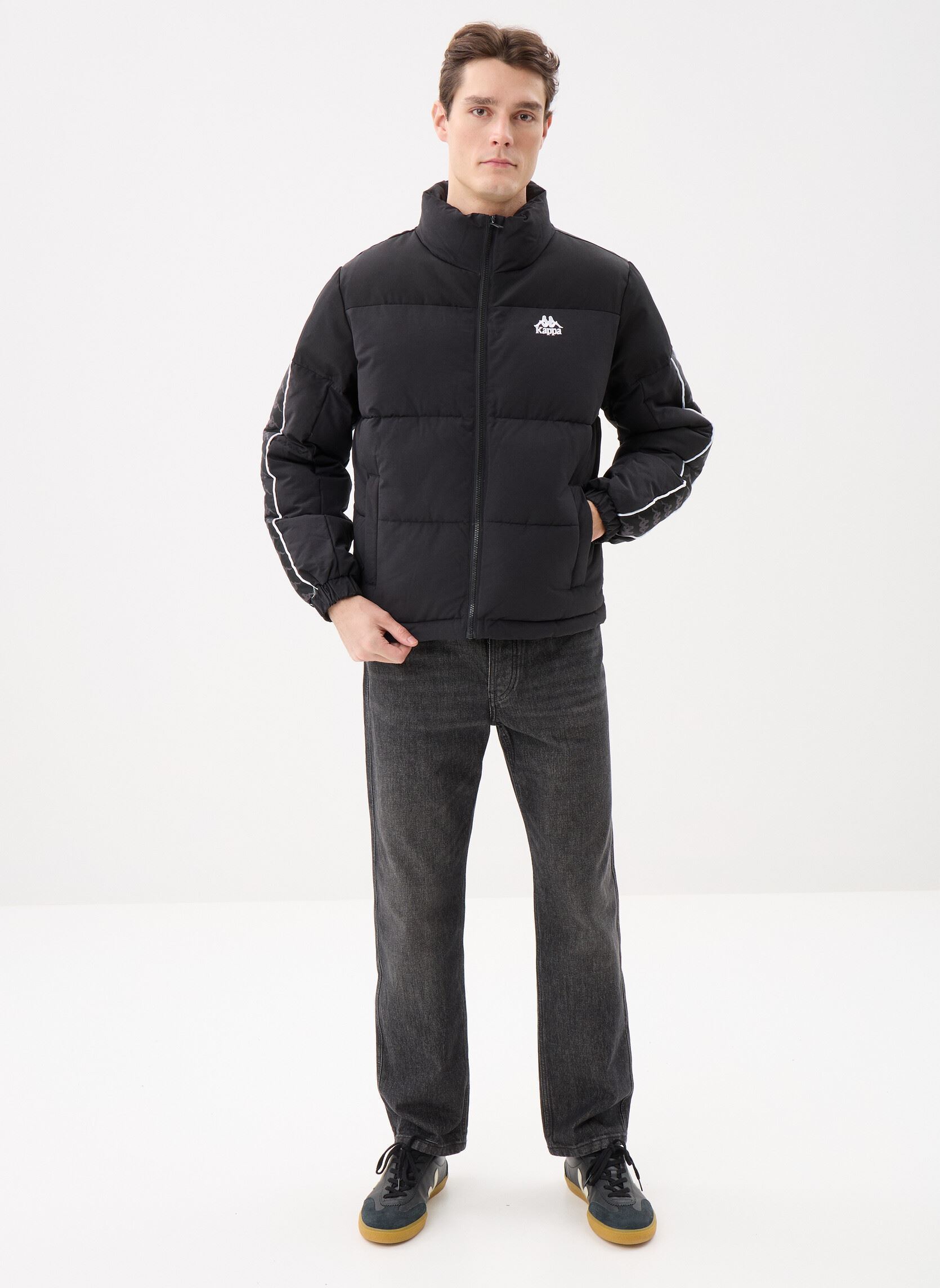 Daunenjacken 222 BANDA ONREL herren schwarz Kappa Daunenjacken 222 BANDA ONREL herren schwarz BLACK/WHITE