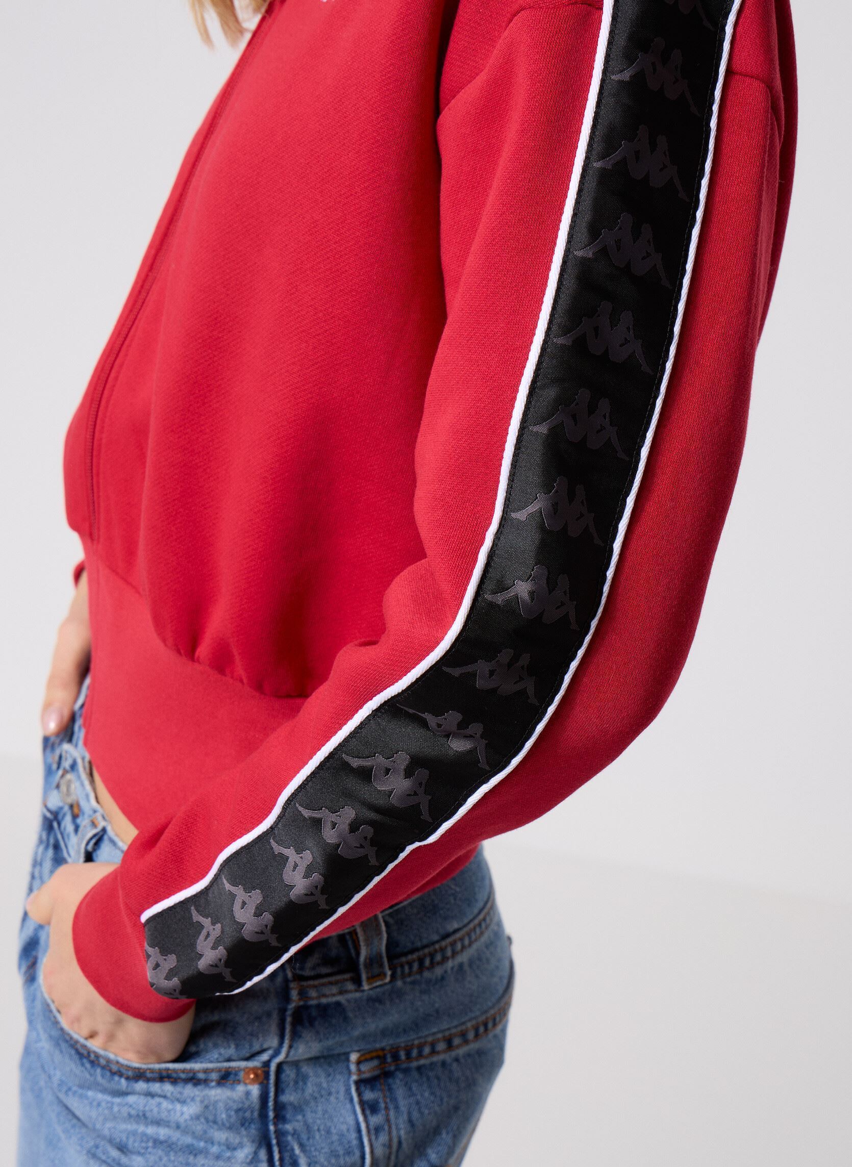 Sweats zippés 222 BANDA CARLISE 2 femme rouge Kappa Sweats zippés 222 BANDA CARLISE 2 femme rouge RED RACING/BLACK/WHITE