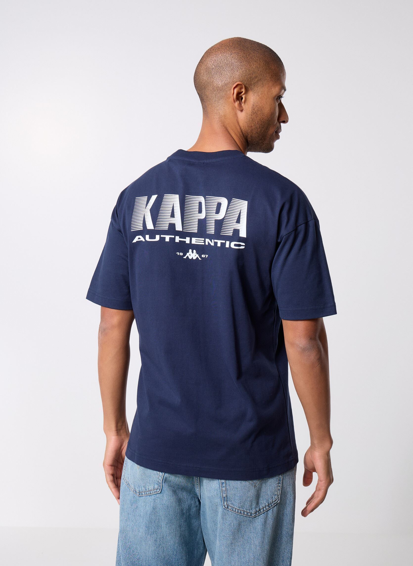 Tee-shirts manches courtes AUTHENTIC OLMIA homme bleu Kappa Tee-shirts manches courtes AUTHENTIC OLMIA homme bleu BLUE IRIS/WHITE