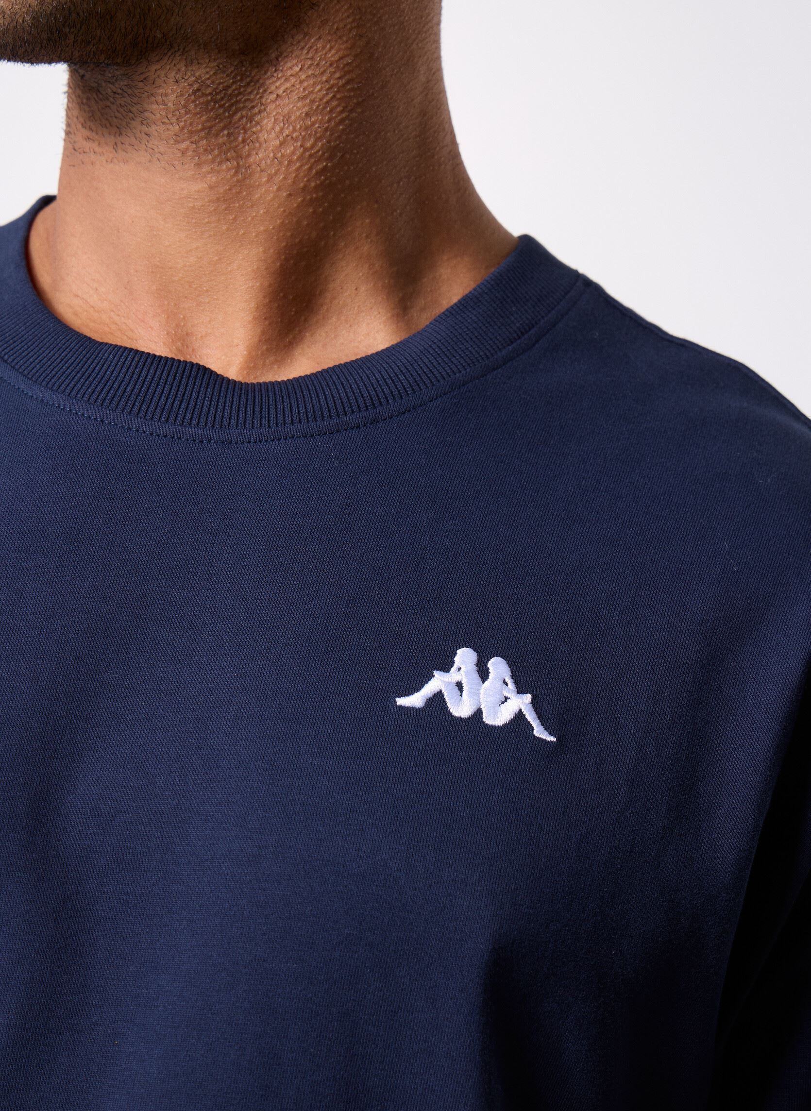 Tee-shirts manches courtes AUTHENTIC OLMIA homme bleu Kappa Tee-shirts manches courtes AUTHENTIC OLMIA homme bleu BLUE IRIS/WHITE