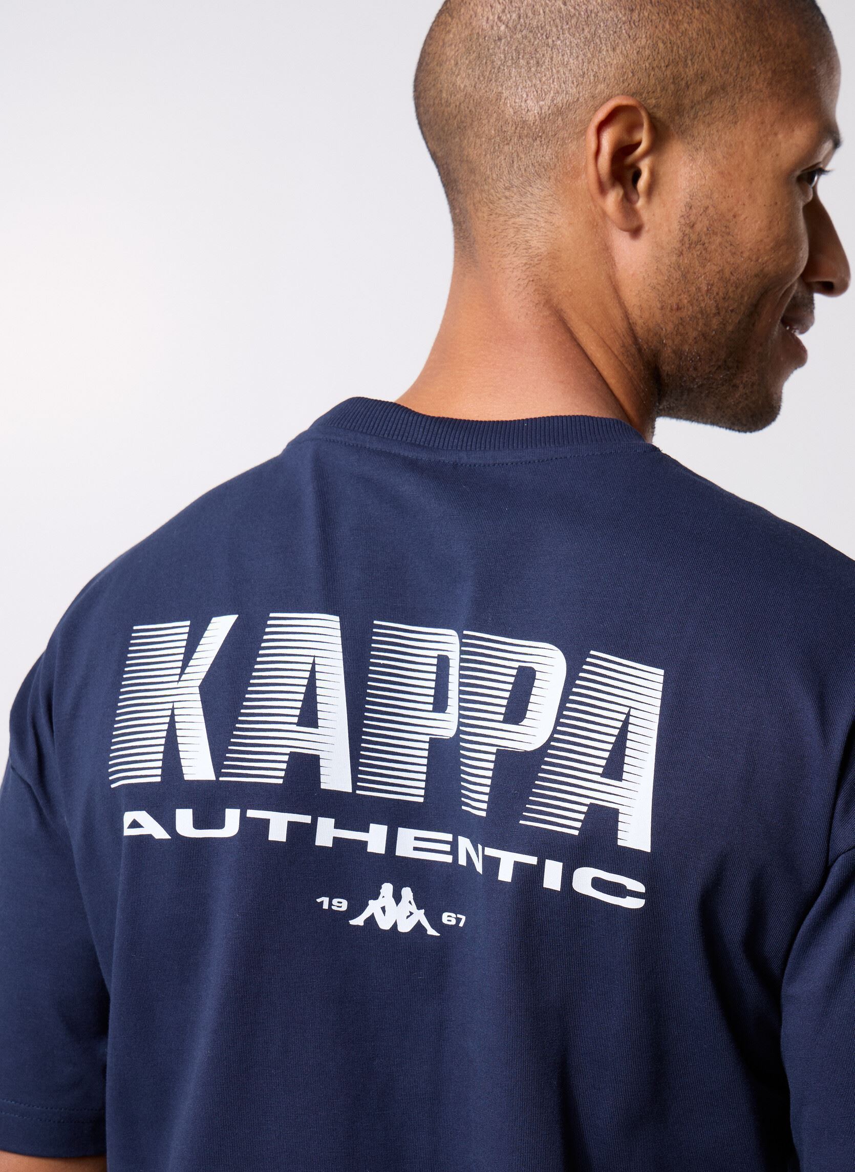 Tee-shirts manches courtes AUTHENTIC OLMIA homme bleu Kappa Tee-shirts manches courtes AUTHENTIC OLMIA homme bleu BLUE IRIS/WHITE