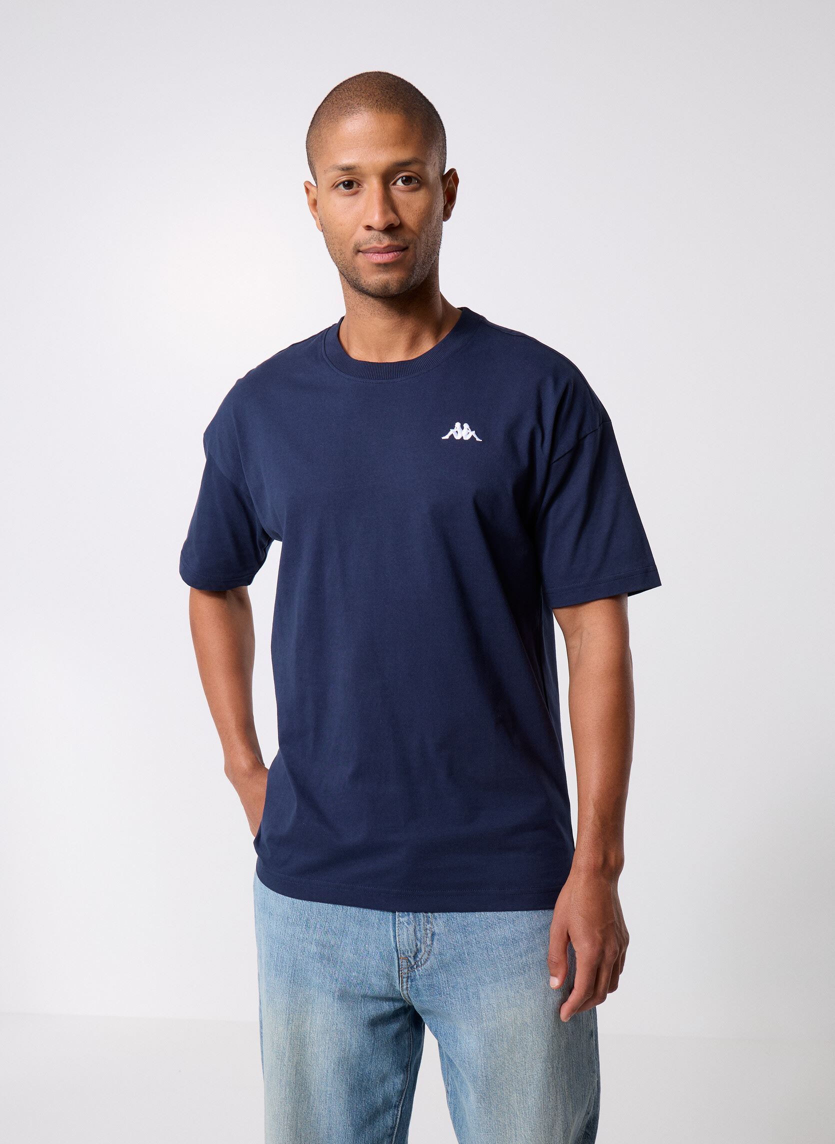 Tee-shirts manches courtes AUTHENTIC OLMIA homme bleu Kappa Tee-shirts manches courtes AUTHENTIC OLMIA homme bleu BLUE IRIS/WHITE