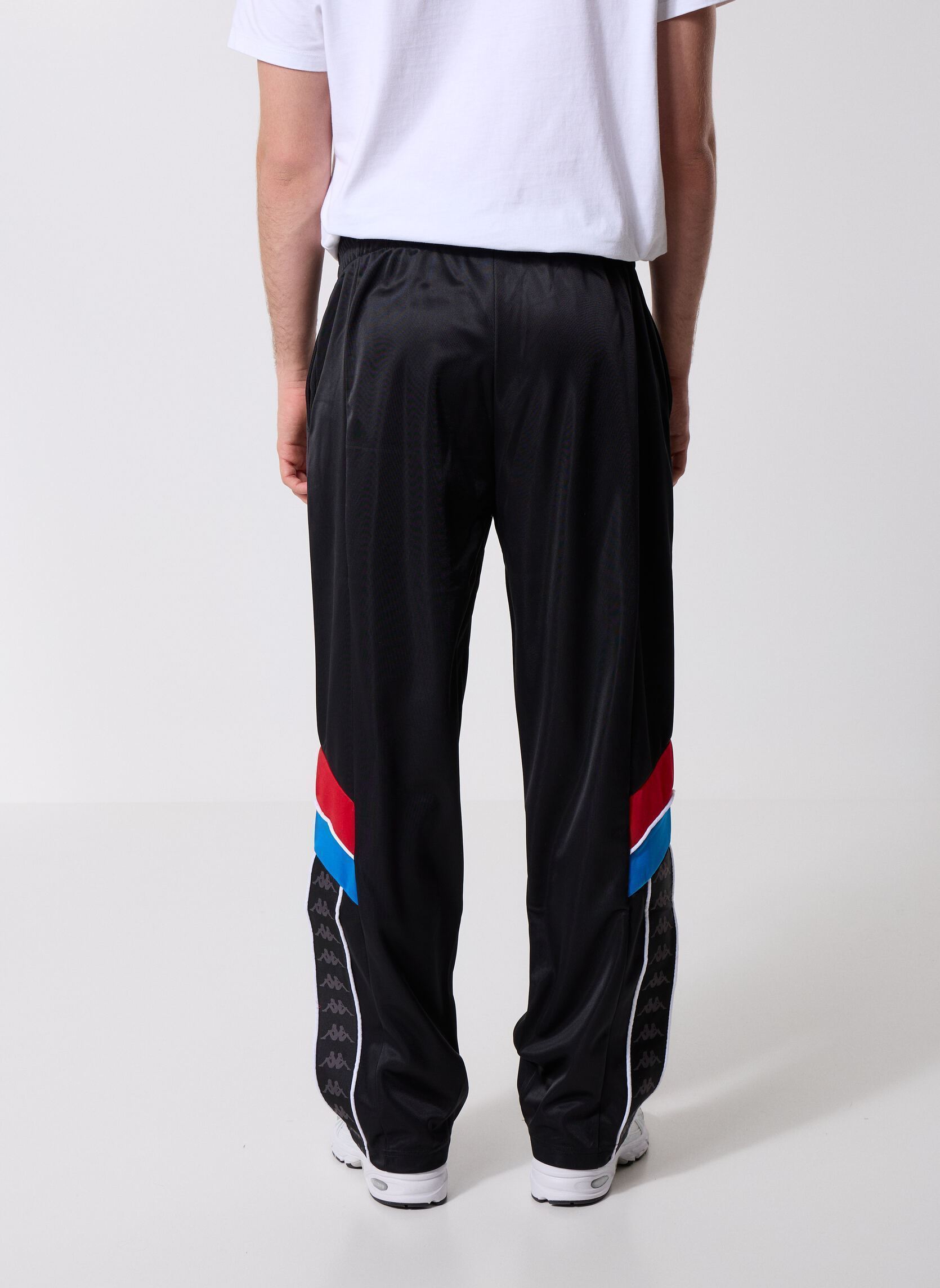 Jogginghosen 222 BANDA ORESTE herren schwarz Kappa Jogginghosen 222 BANDA ORESTE herren schwarz BLACK/RED RACING/BLUE SEA