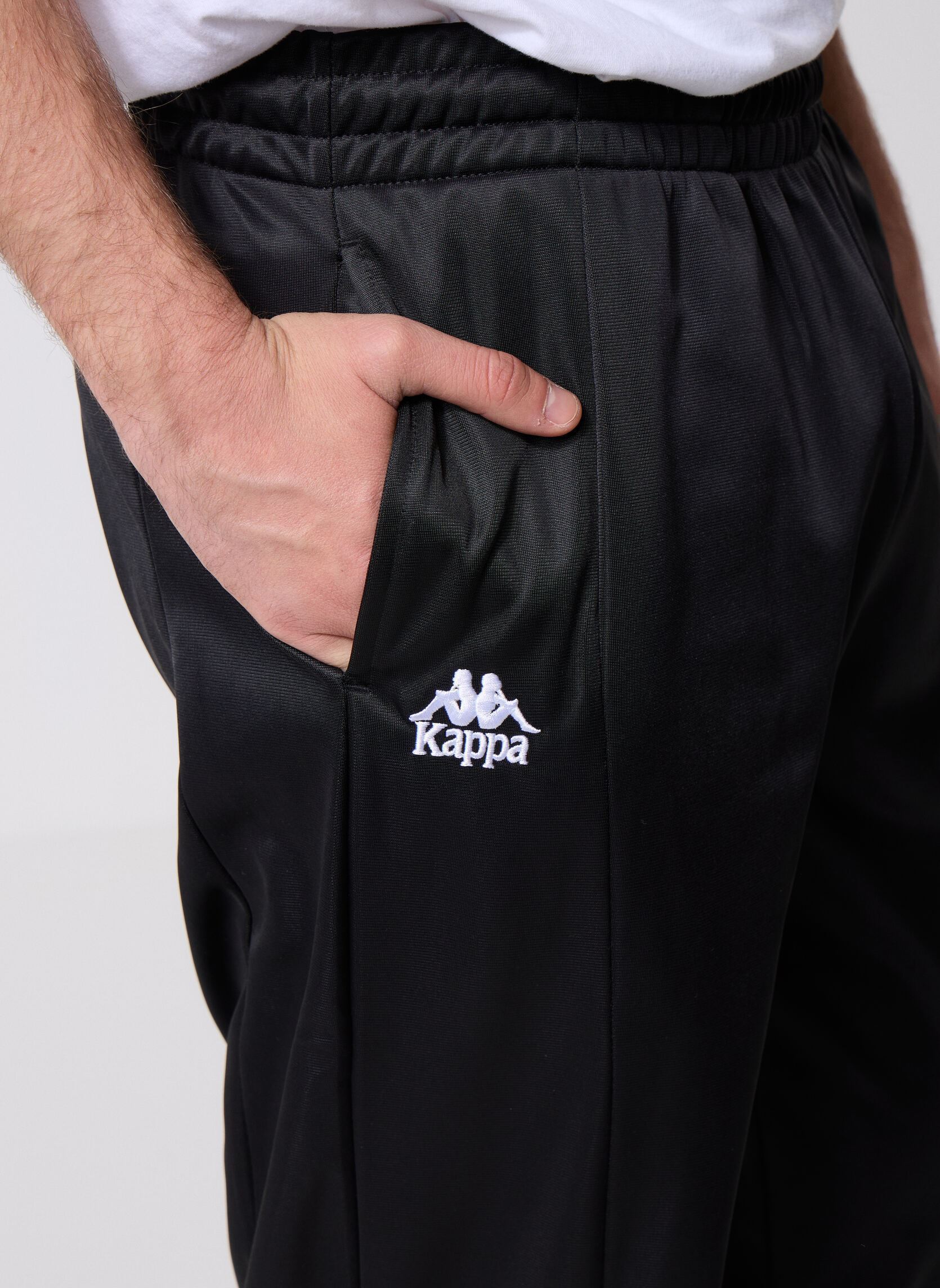 Jogginghosen 222 BANDA ORESTE herren schwarz Kappa Jogginghosen 222 BANDA ORESTE herren schwarz BLACK/RED RACING/BLUE SEA