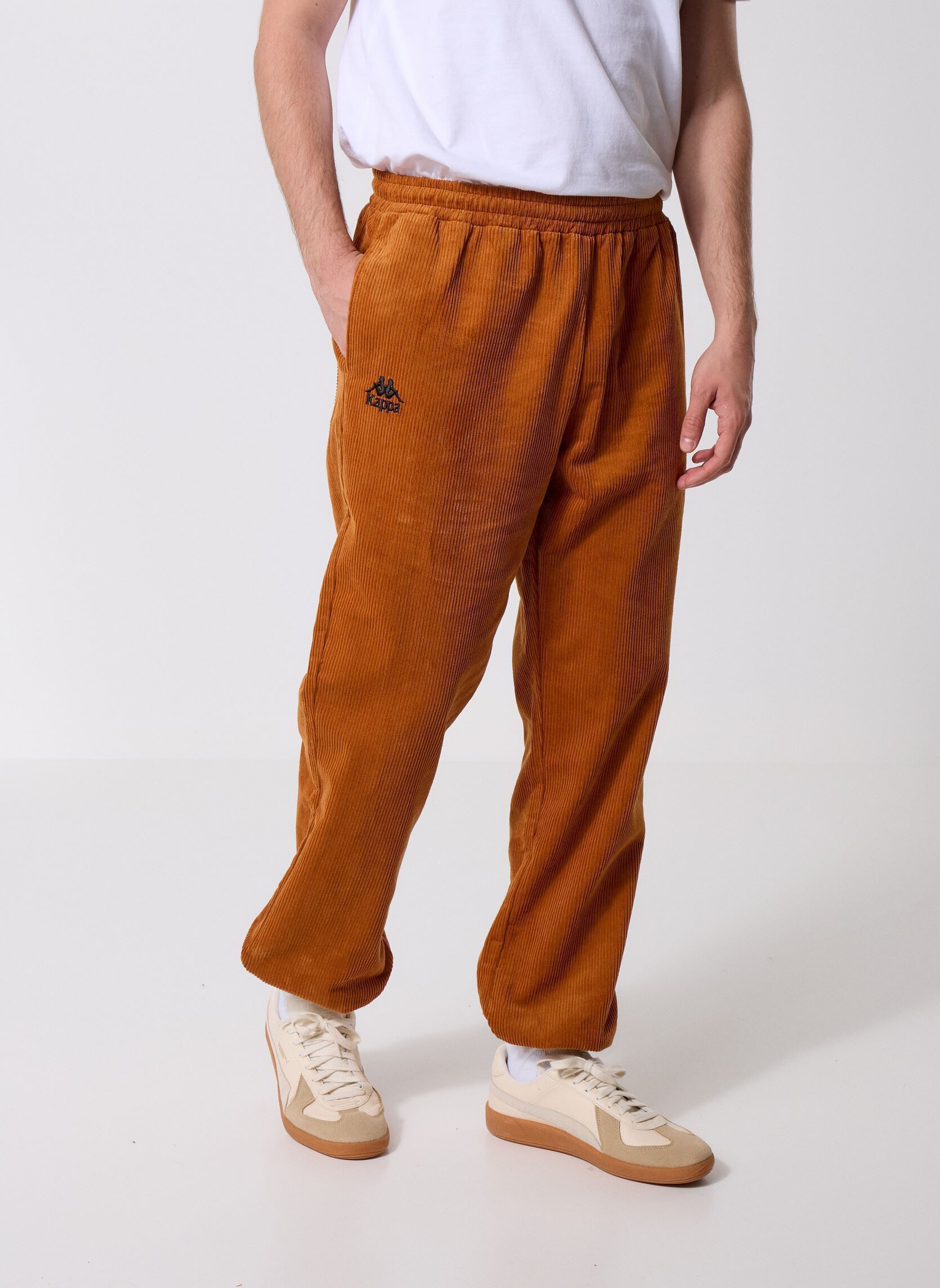 Jogginghosen AUTHENTIC ORIDE herren braun Kappa Jogginghosen AUTHENTIC ORIDE herren braun BROWN LT HONEY/BLACK