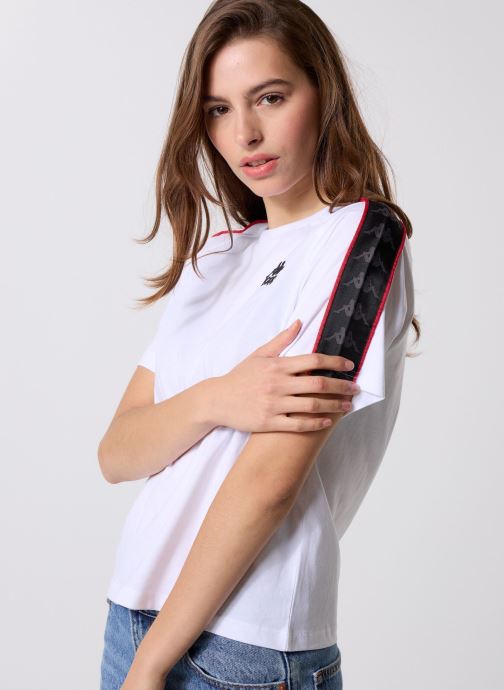Kappa Tee-shirts manches courtes 222 BANDA ADI femme blanc