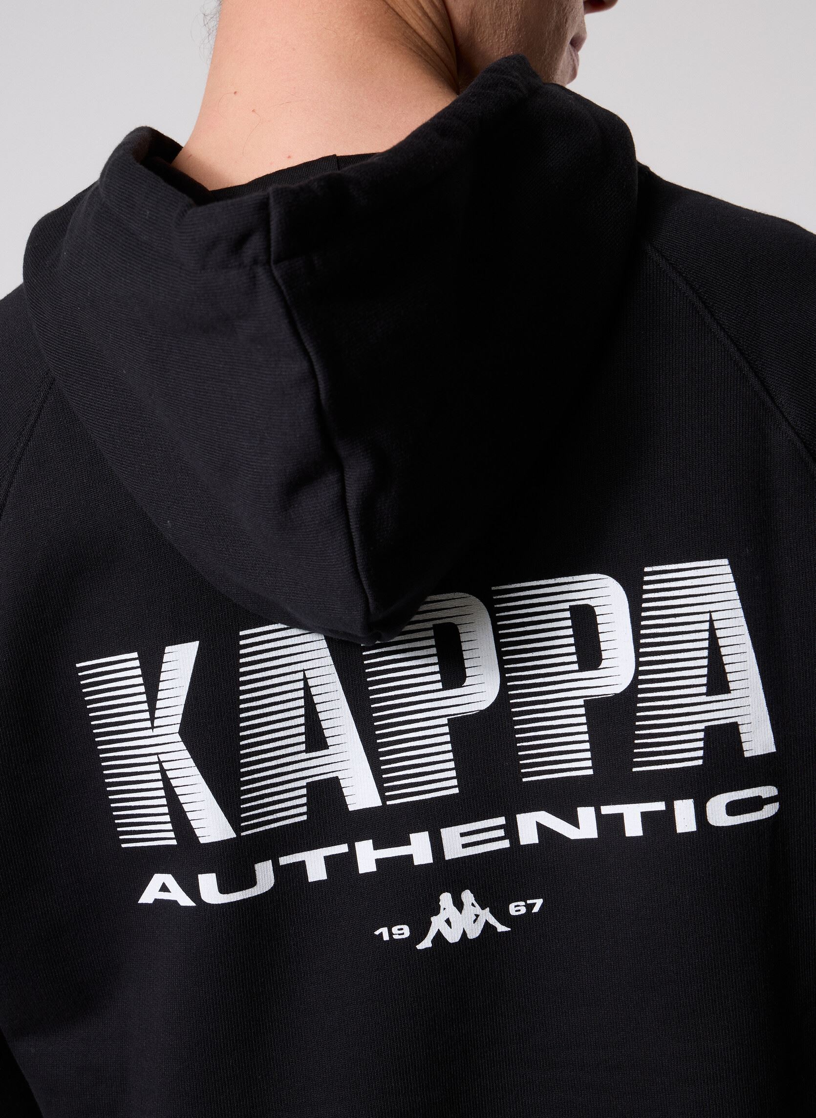 Sweats à capuche AUTHENTIC ORTIS homme noir Kappa Sweats à capuche AUTHENTIC ORTIS homme noir BLACK/WHITE