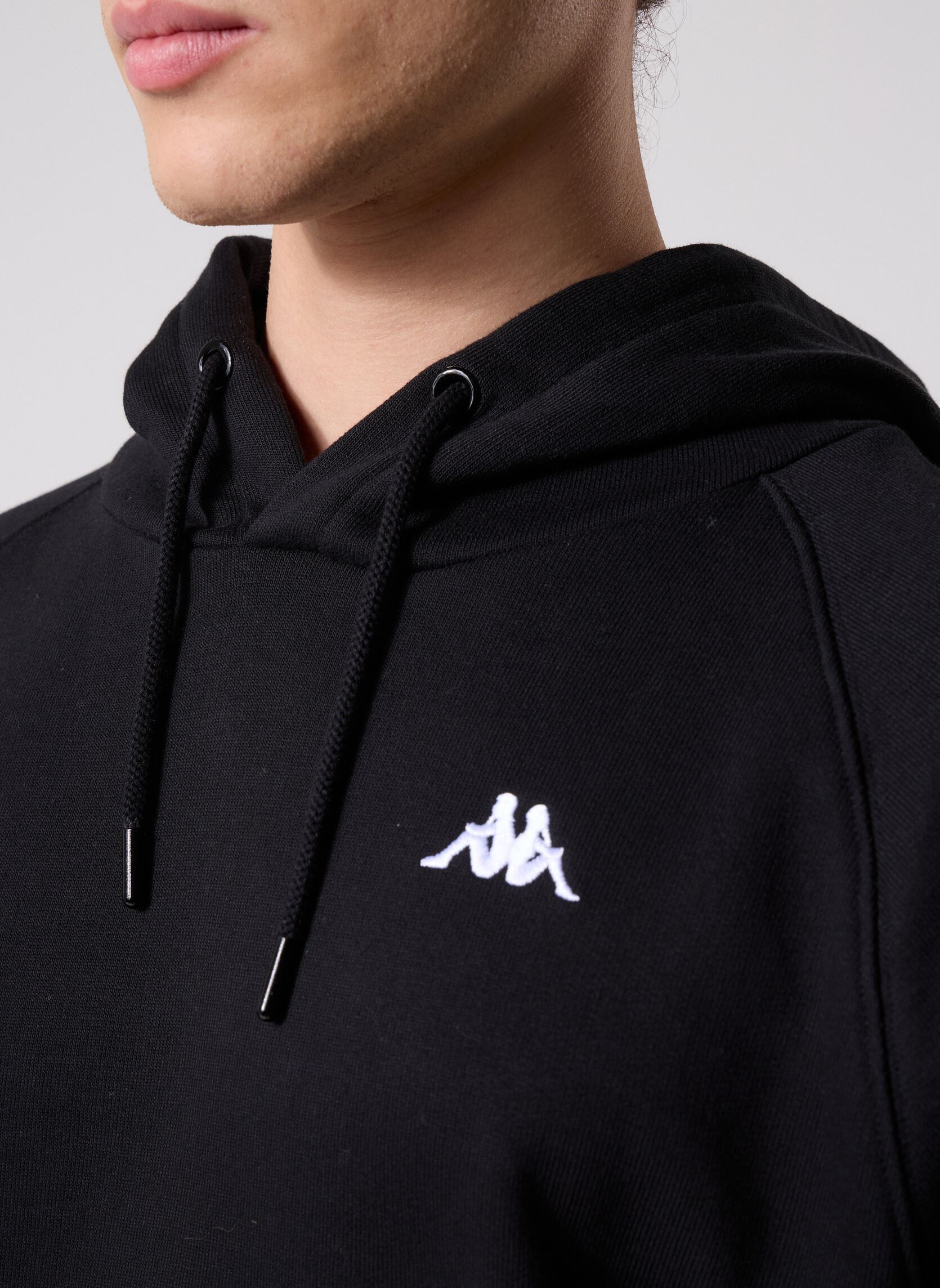 Sweats à capuche AUTHENTIC ORTIS homme noir Kappa Sweats à capuche AUTHENTIC ORTIS homme noir BLACK/WHITE