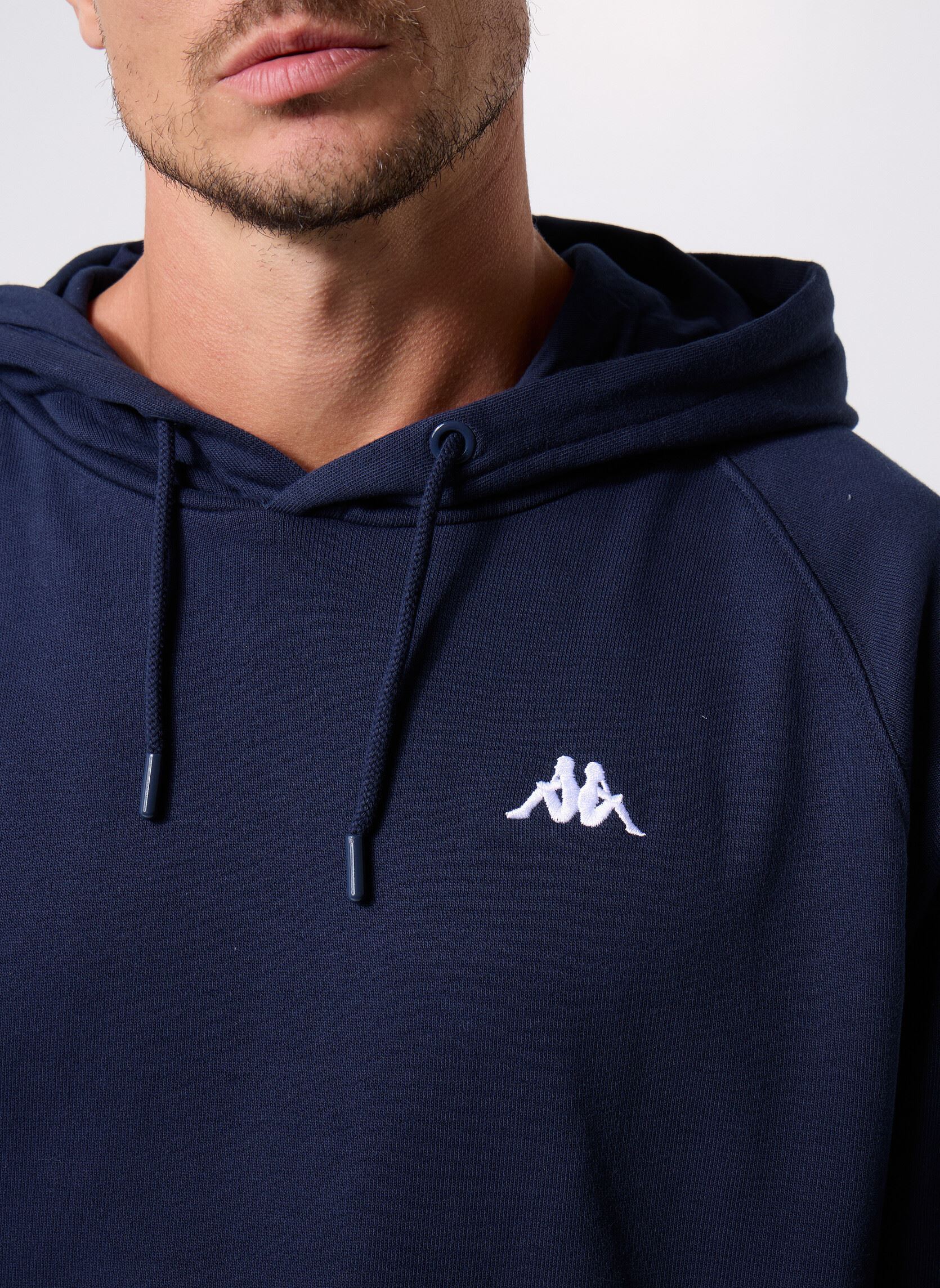 Hoodies AUTHENTIC ORTIS heren blauw Kappa Hoodies AUTHENTIC ORTIS heren blauw BLUE IRIS/WHITE