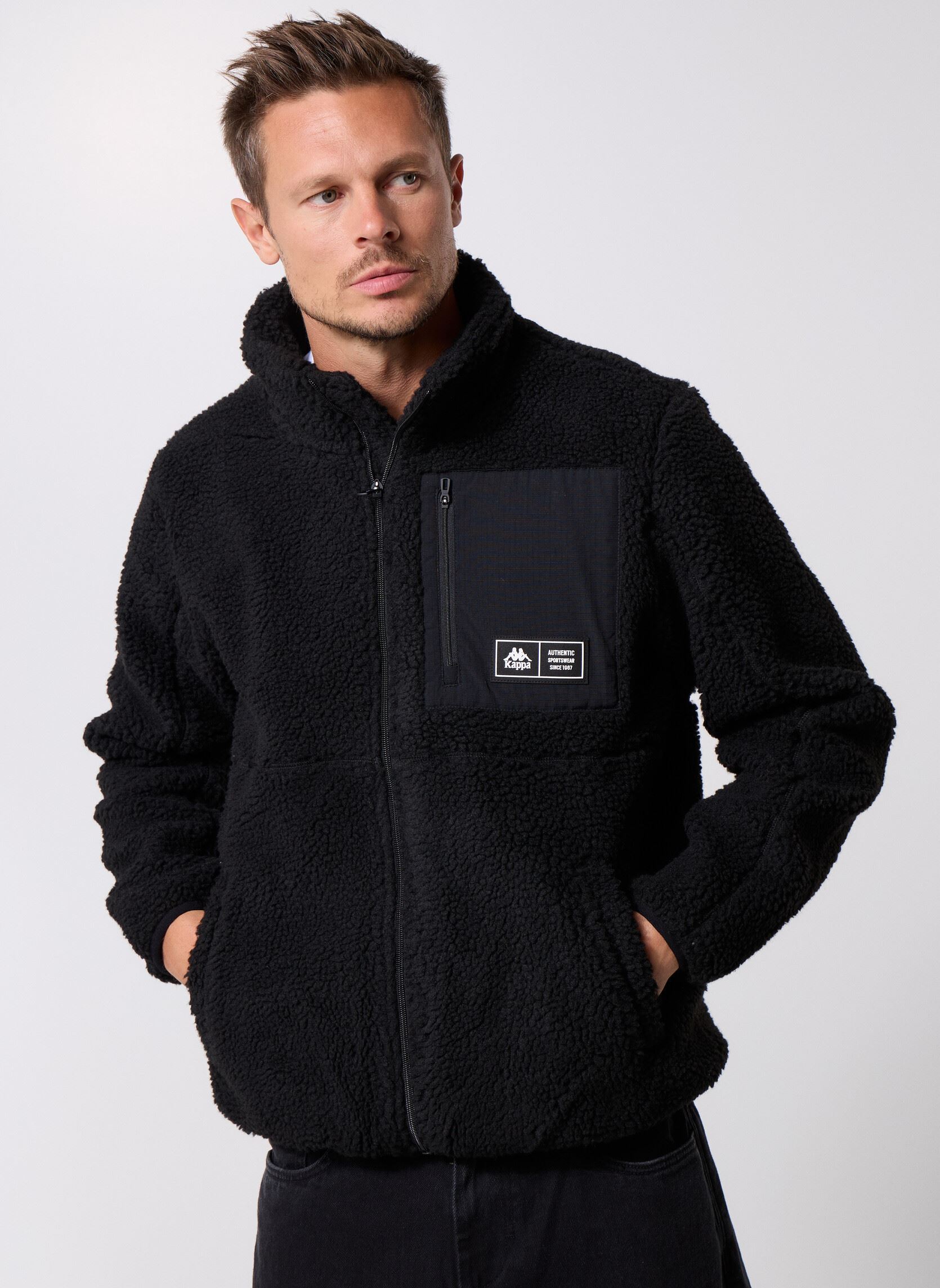 Kappa HOMME Risano Veste Noir Vert Rétro Italia Neuf BNWT Og XL