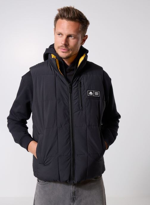 Kappa Chaquetas sin mangas AUTHENTIC ORVILLE hombre negro