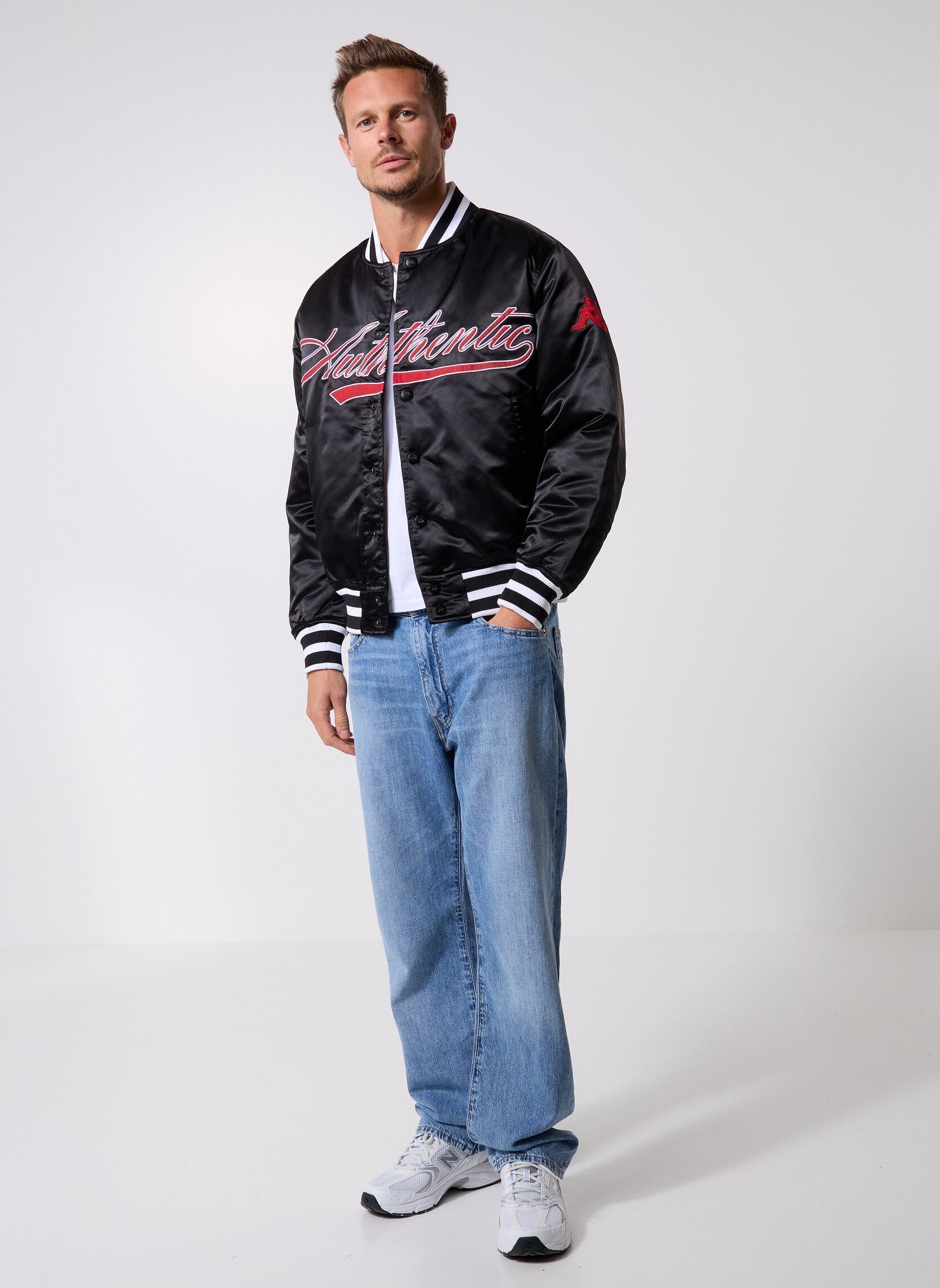 Blousons AUTHENTIC OLAO homme noir Kappa Blousons AUTHENTIC OLAO homme noir BLACK/RED RACING