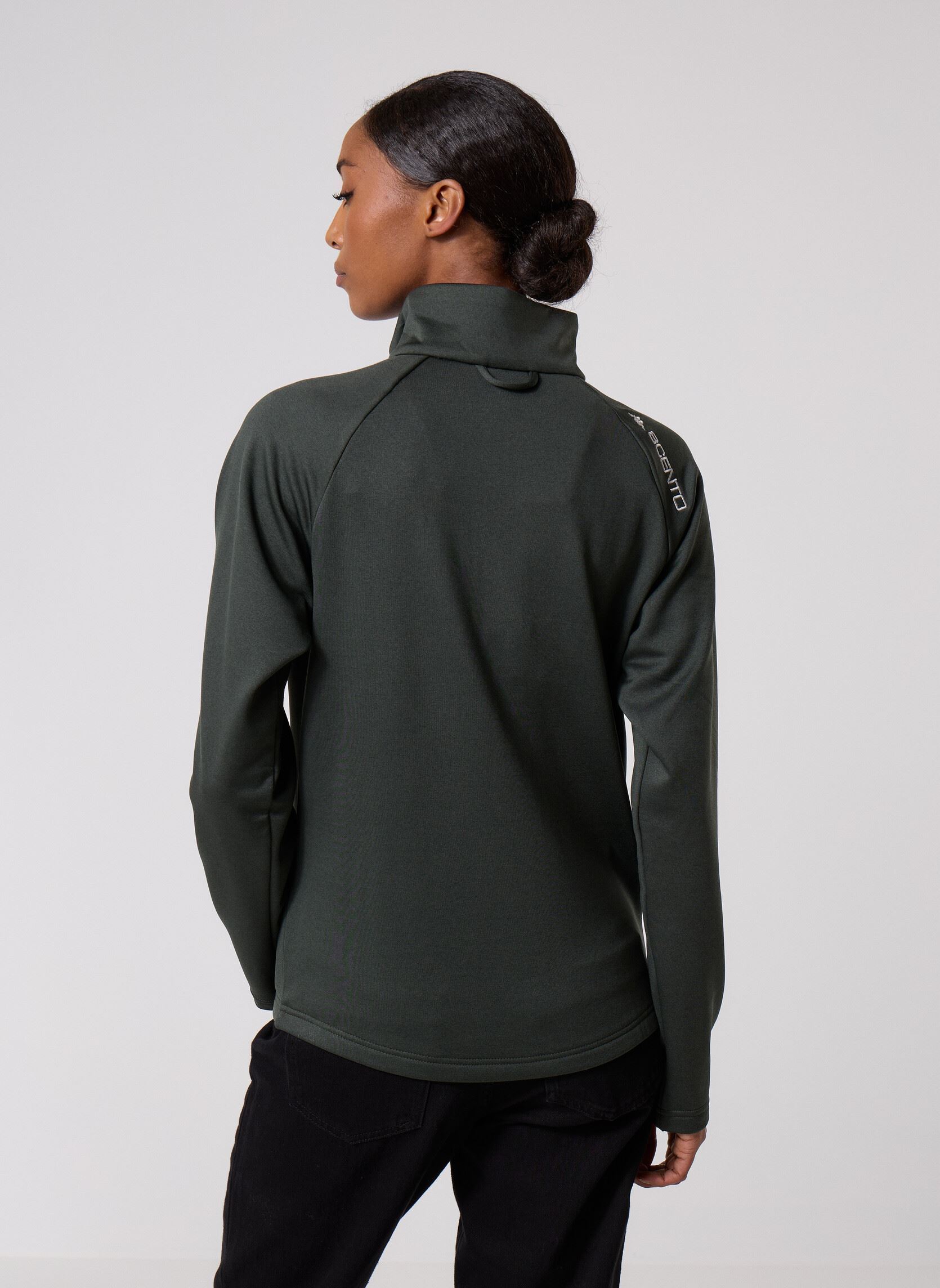 Fleece-Jacken 8CENTO 821 braun Kappa Fleece-Jacken 8CENTO 821 braun GREEN ROSIN/BLACK