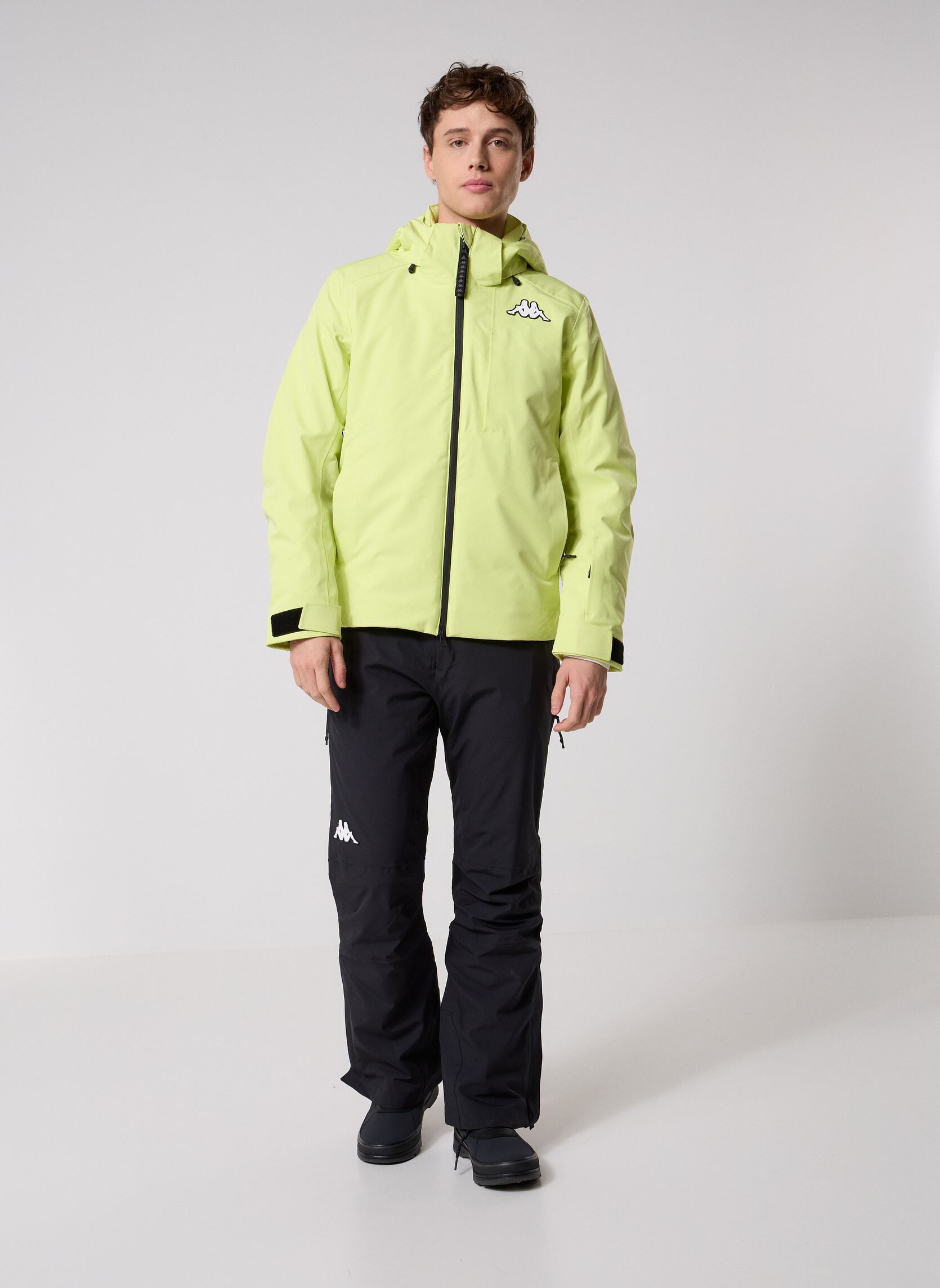 Winterjas 8CENTO 806 heren groen Kappa Winterjas 8CENTO 806 heren groen GREEN SUNNY LIME/BLACK