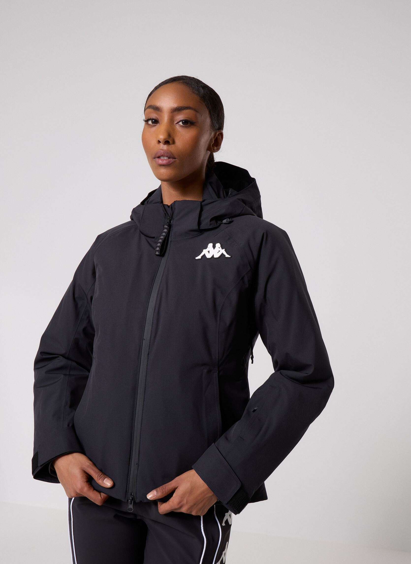 Winterjas 8CENTO 810 dames zwart Kappa Winterjas 8CENTO 810 dames zwart BLACK DK