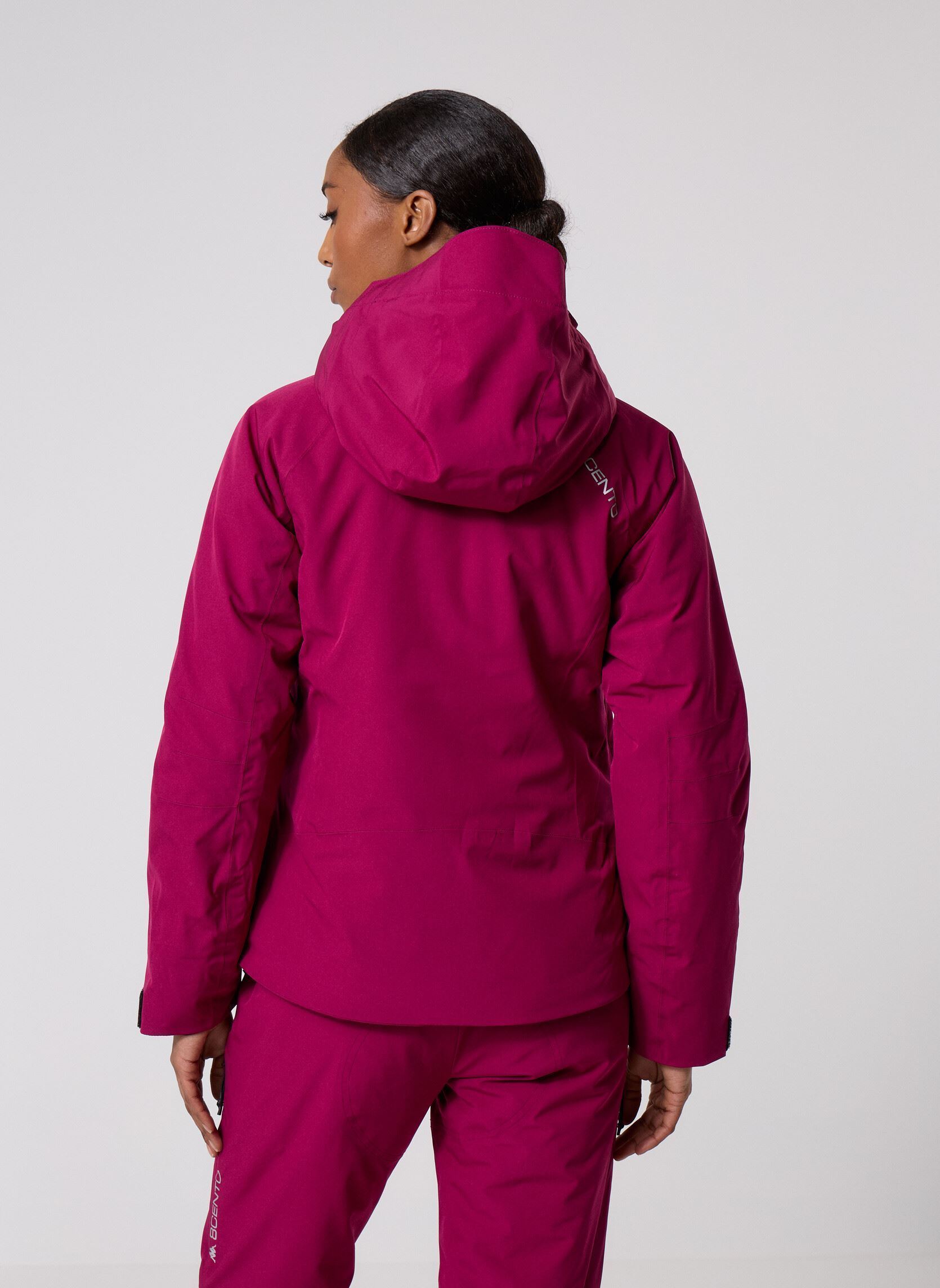 Winterjas 8CENTO 810 dames paars Kappa Winterjas 8CENTO 810 dames paars RED PLUM