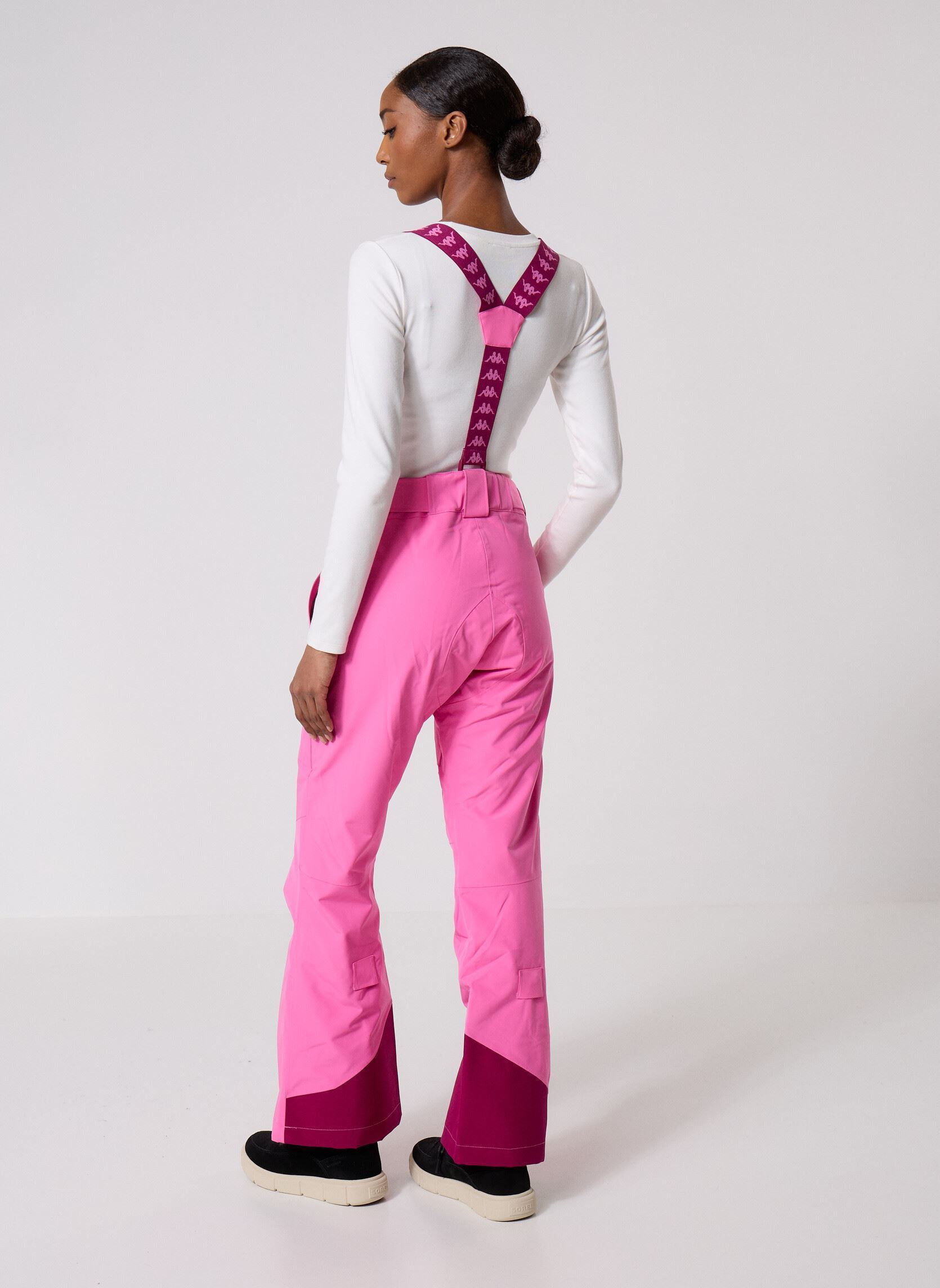 Rechte broeken 6CENTO 665C dames roze Kappa Rechte broeken 6CENTO 665C dames roze FUCHSIA LT/RED PLUM