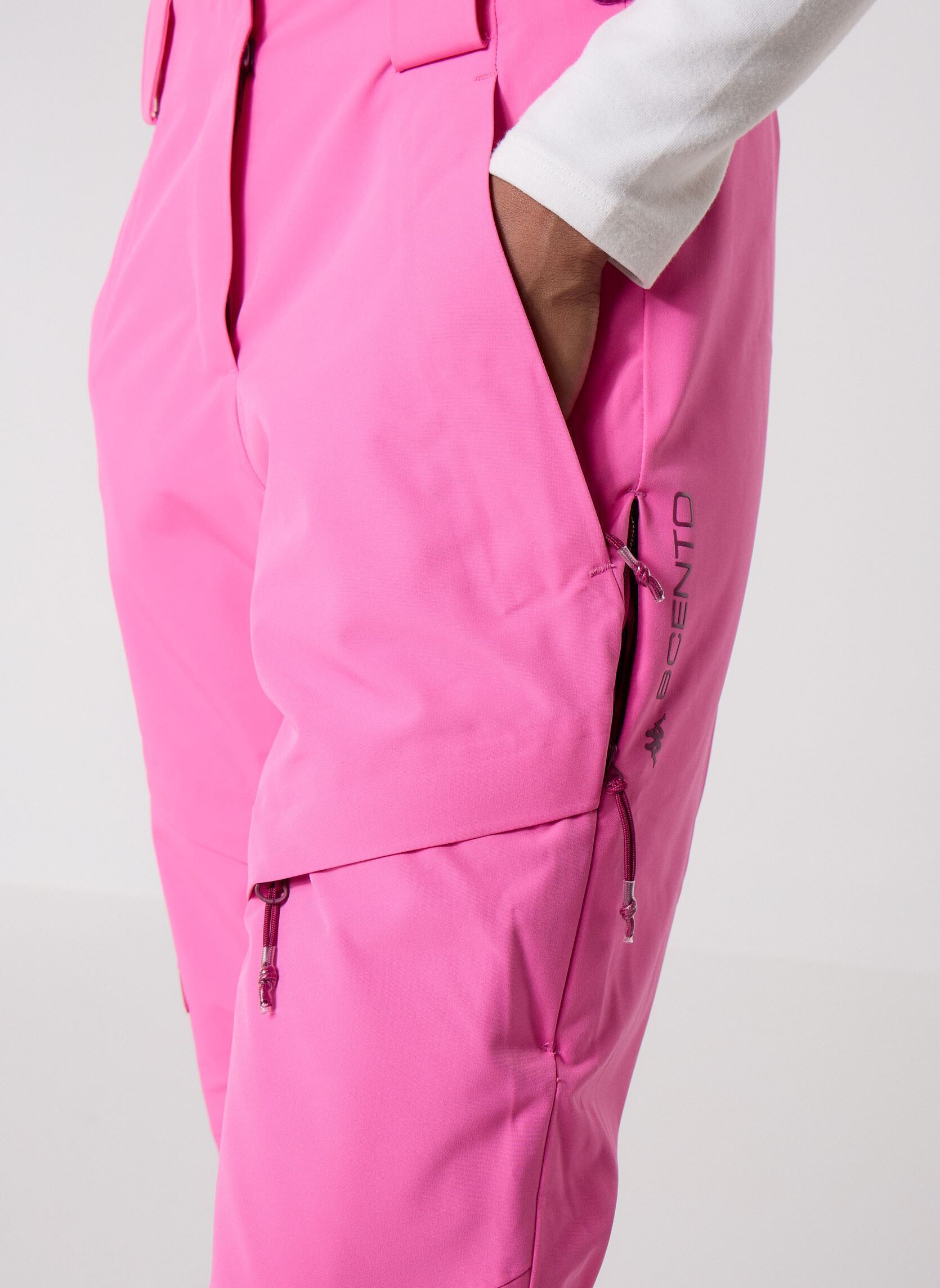 Rechte broeken 6CENTO 665C dames roze Kappa Rechte broeken 6CENTO 665C dames roze FUCHSIA LT/RED PLUM
