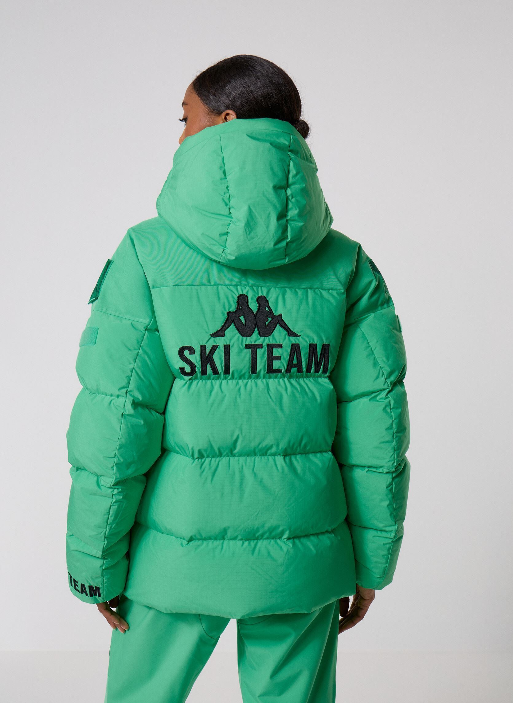 Gewatteerde jassen 6CENTO 662C PREMIUM groen Kappa Gewatteerde jassen 6CENTO 662C PREMIUM groen GREEN IRISH/BLACK