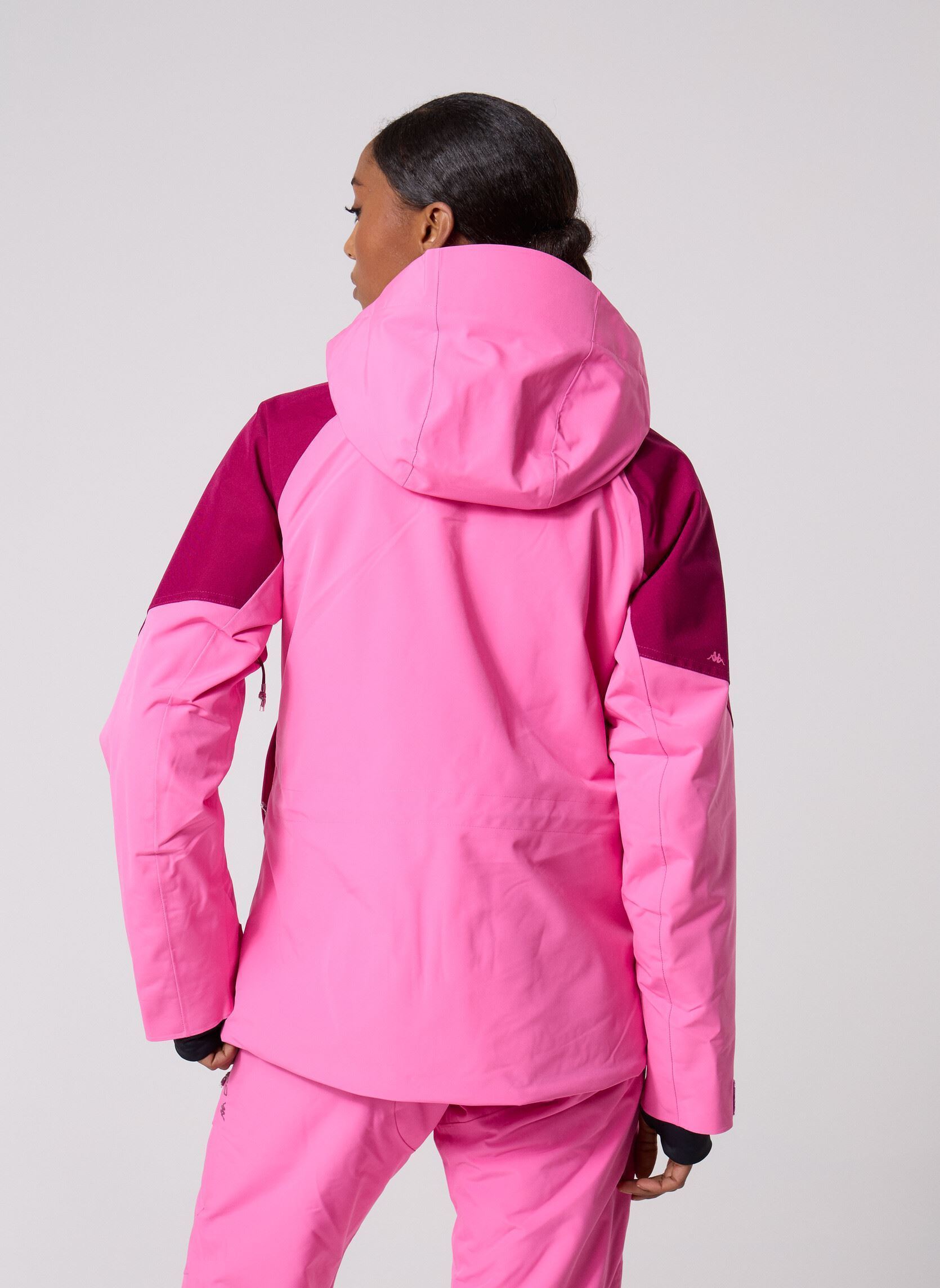 Winterjas 6CENTO 604C dames roze Kappa Winterjas 6CENTO 604C dames roze FUCHSIA LT/RED PLUM