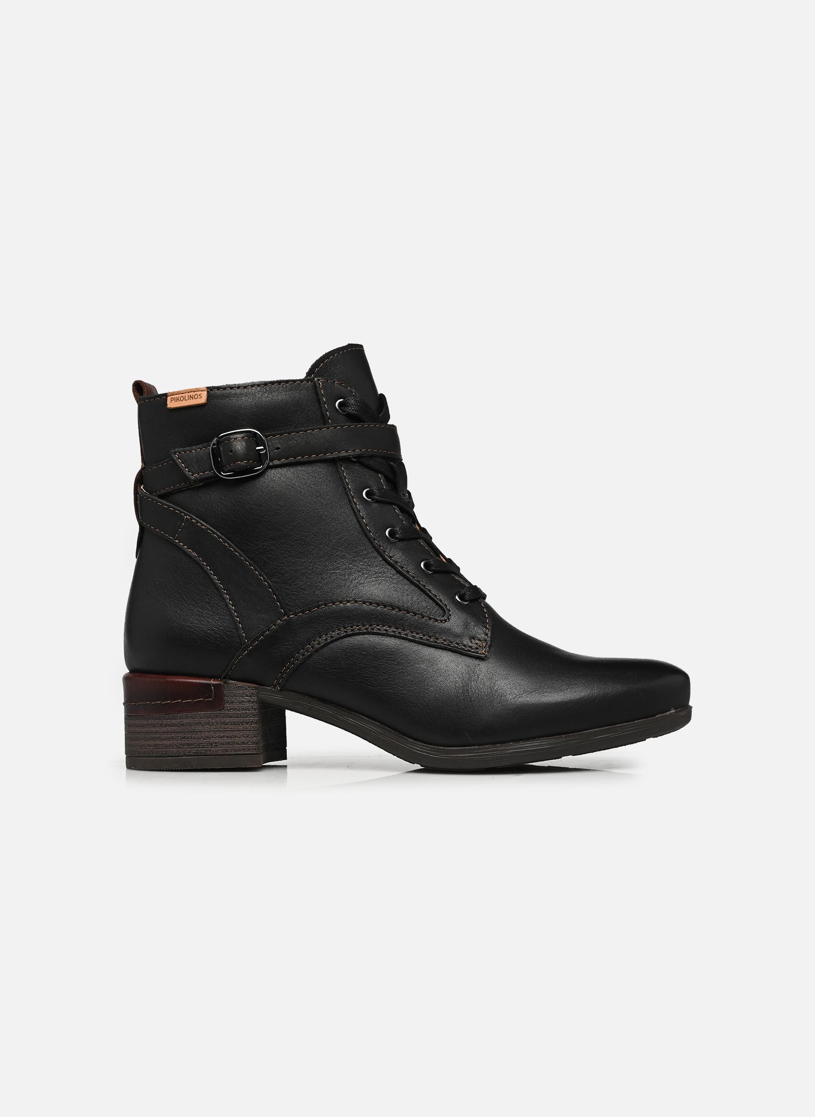 Veterlaarsjes MALAGA W6W-8996C1 dames zwart Pikolinos Veterlaarsjes MALAGA W6W-8996C1 dames zwart BLACK