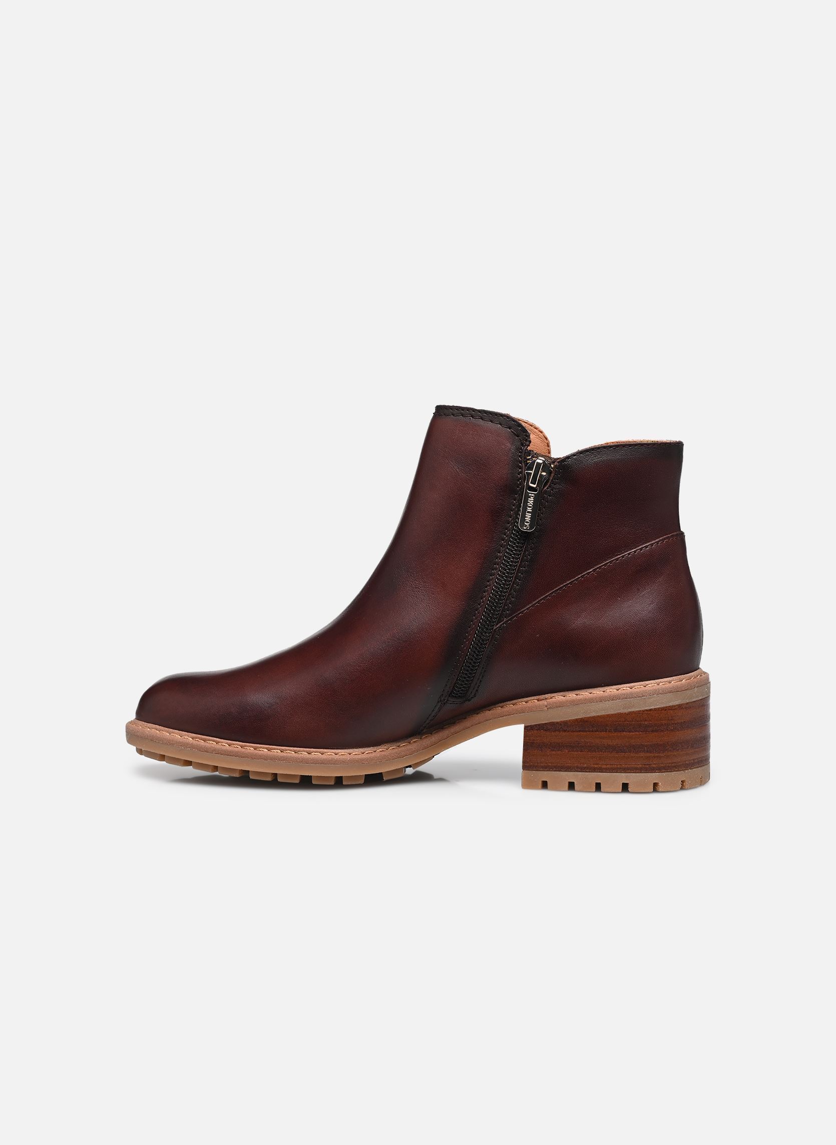 Bottines et boots MEDINA W0D-8871 femme marron Pikolinos Bottines et boots MEDINA W0D-8871 femme marron CAOBA