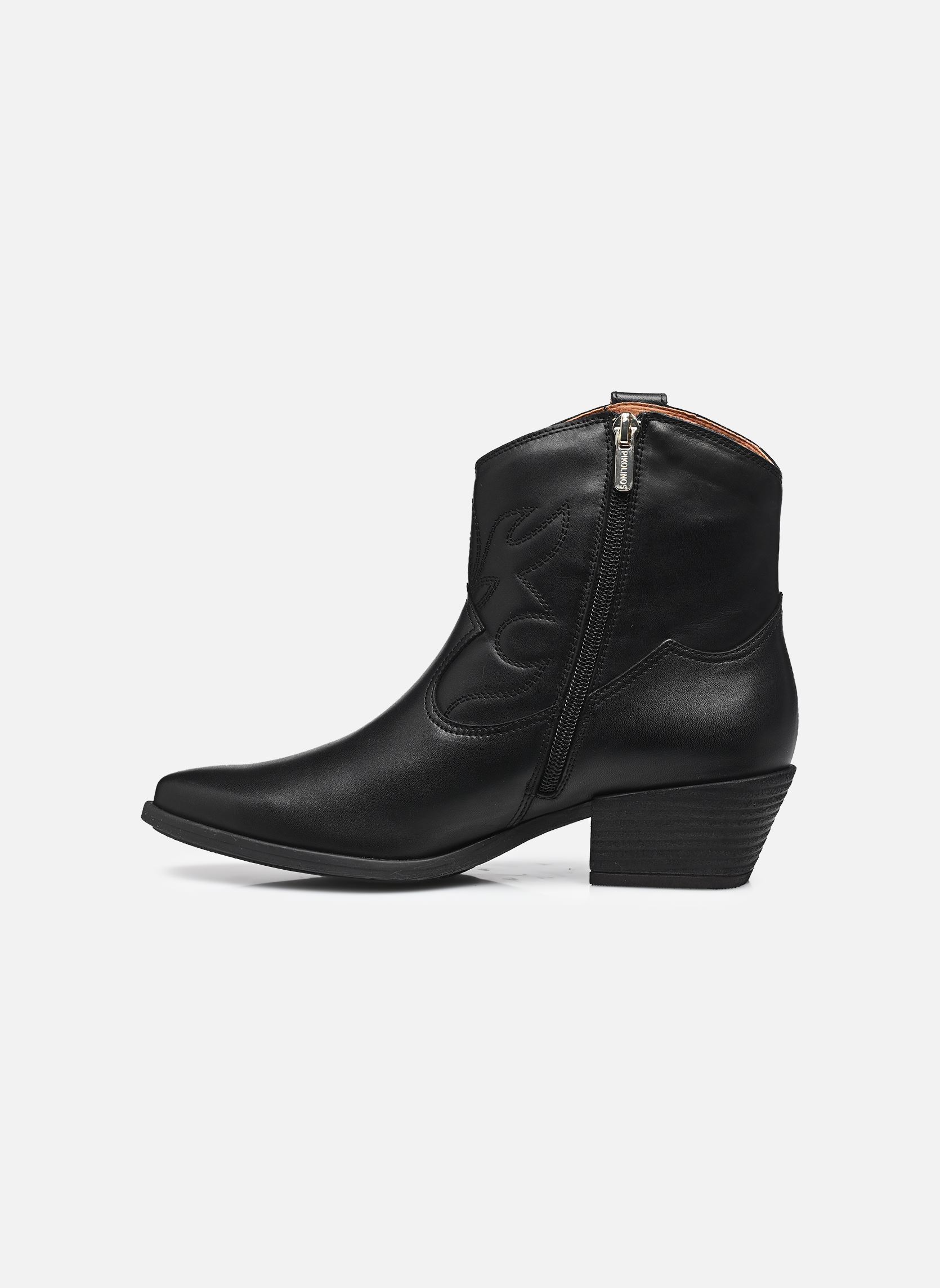 Bottines santiags VERGEL W5Z-8551 femme noir Pikolinos Bottines santiags VERGEL W5Z-8551 femme noir BLACK