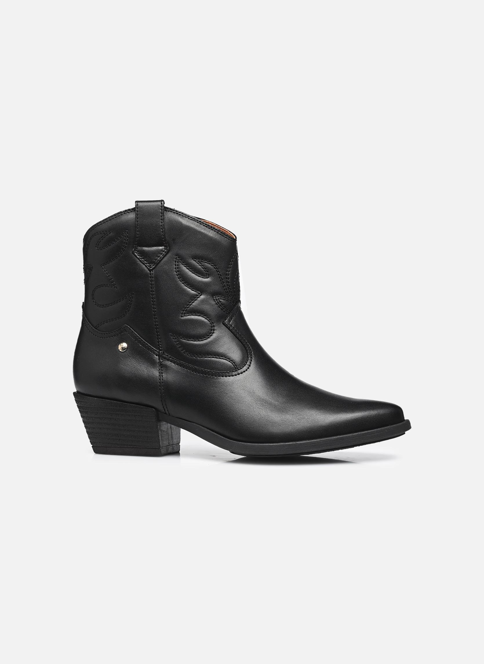 Bottines santiags VERGEL W5Z-8551 femme noir Pikolinos Bottines santiags VERGEL W5Z-8551 femme noir BLACK