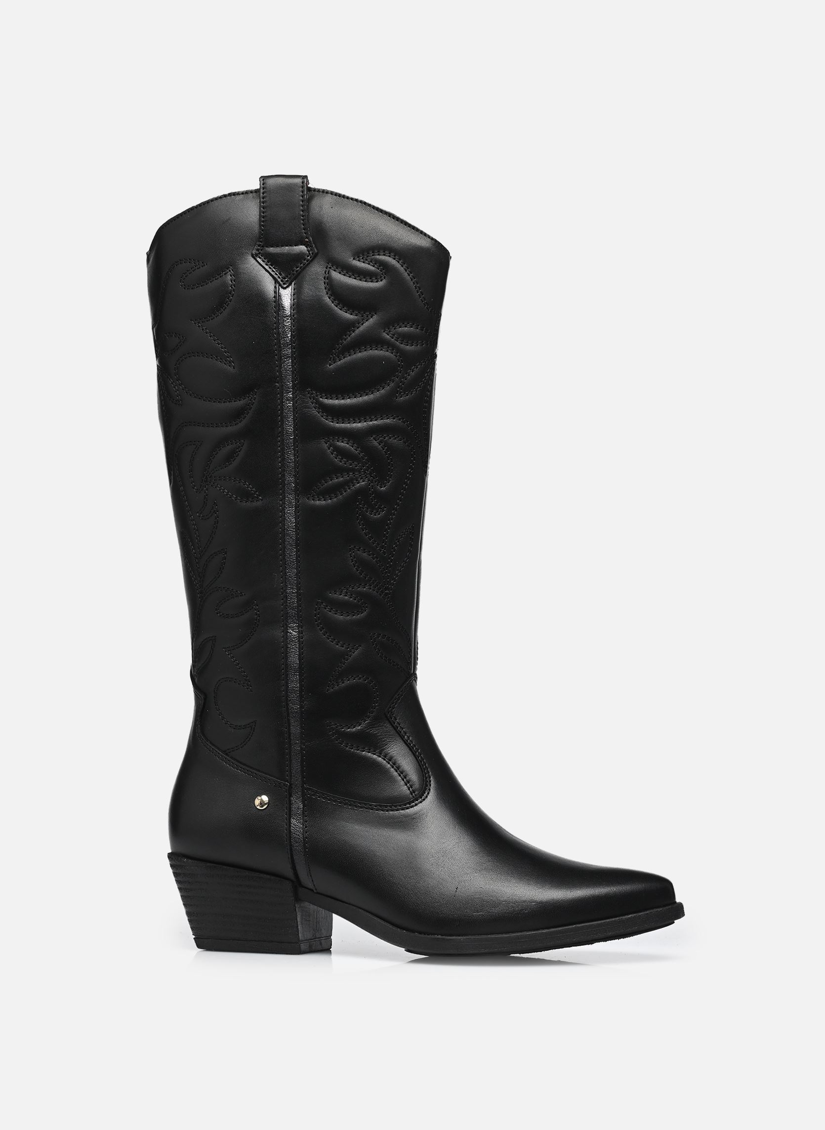 Bottines santiags VERGEL W5Z-9769C1 femme noir Pikolinos Bottines santiags VERGEL W5Z-9769C1 femme noir BLACK