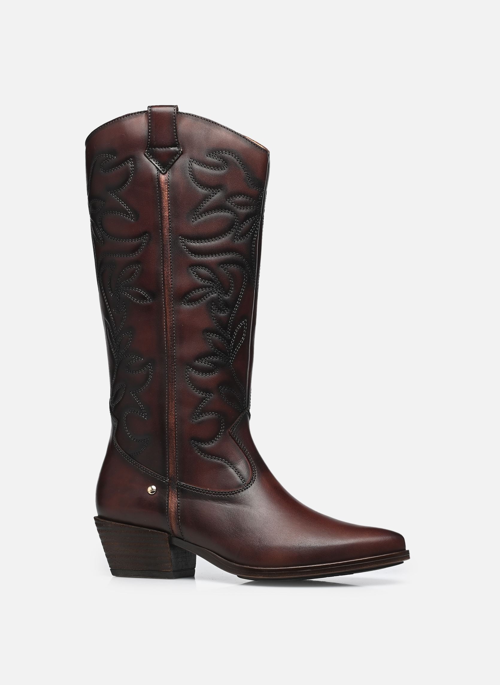 Botines tipo vaquero VERGEL W5Z-9769C1 mujer marrón Pikolinos Botines tipo vaquero VERGEL W5Z-9769C1 mujer marrón CAOBA