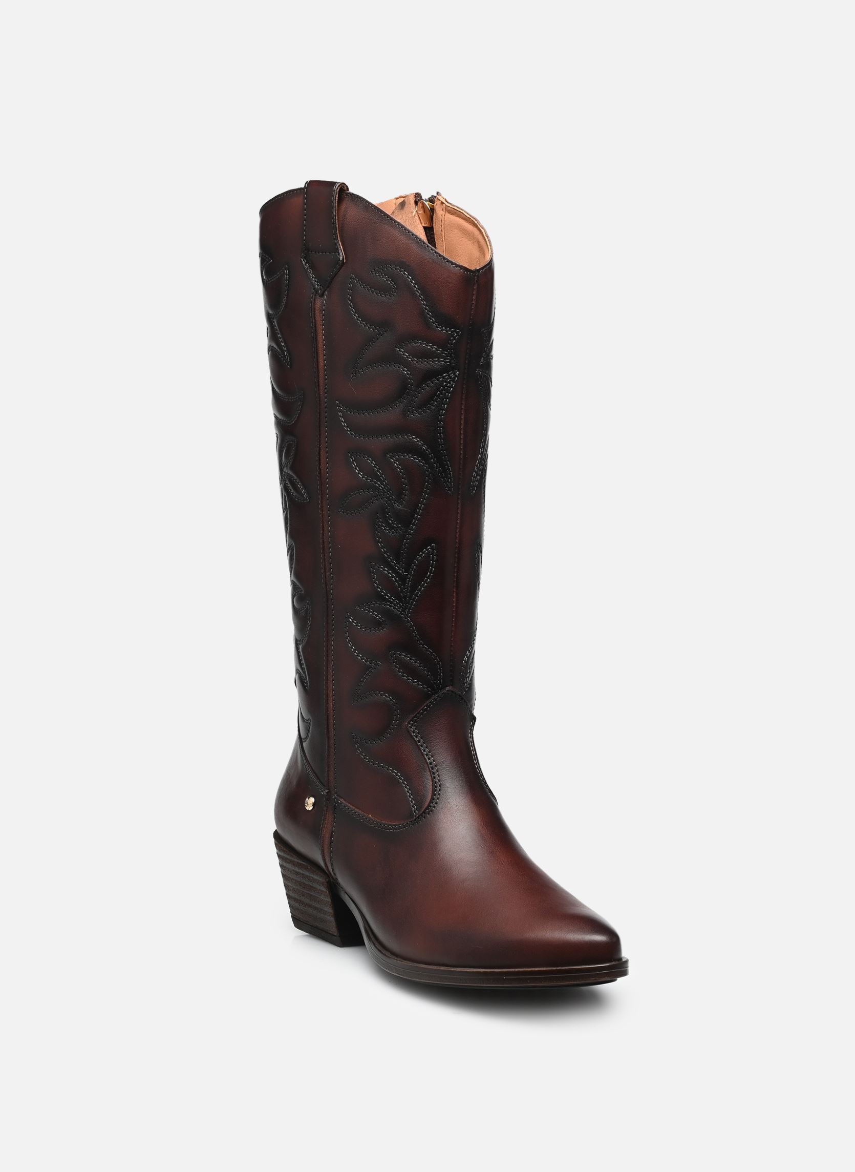 Botines tipo vaquero VERGEL W5Z-9769C1 mujer marrón Pikolinos Botines tipo vaquero VERGEL W5Z-9769C1 mujer marrón CAOBA