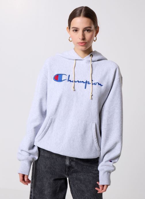 Champion Sweats à capuche 221337 femme gris