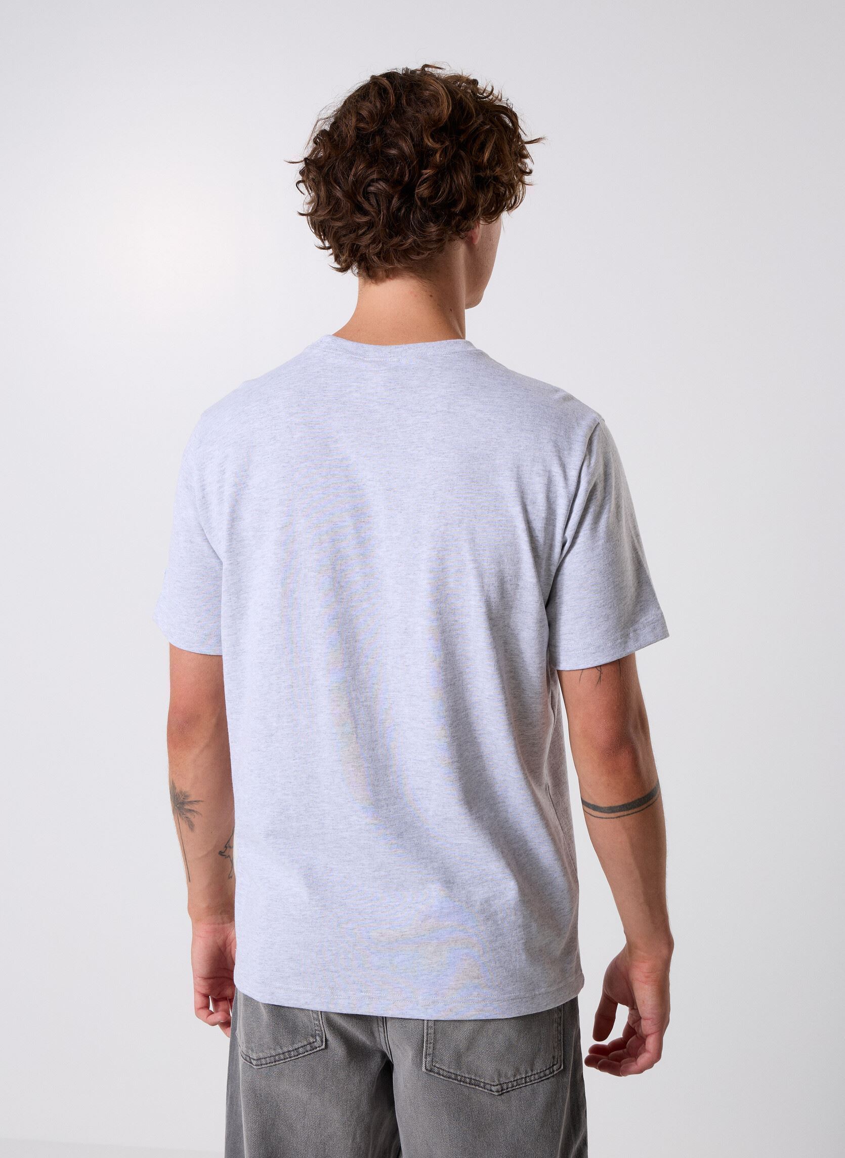 Kurzarm-T-Shirts 221339 herren grau Champion Kurzarm-T-Shirts 221339 herren grau EM004