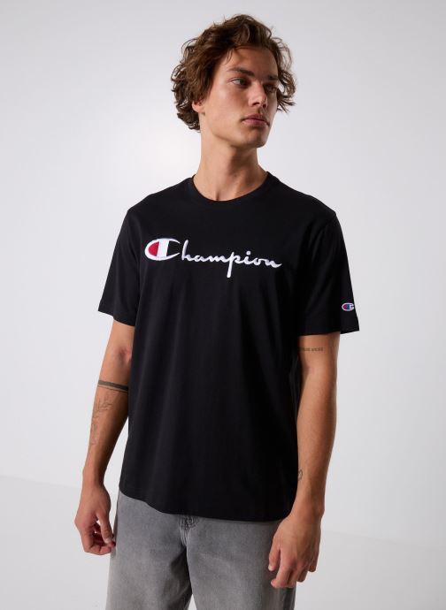 Champion T-shirts met korte mouwen 221339 heren zwart