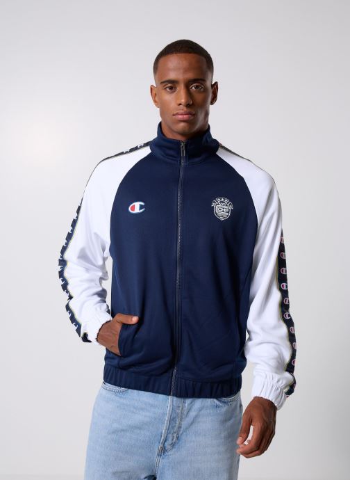 Champion Vestes de survêtement 221930 homme bleu