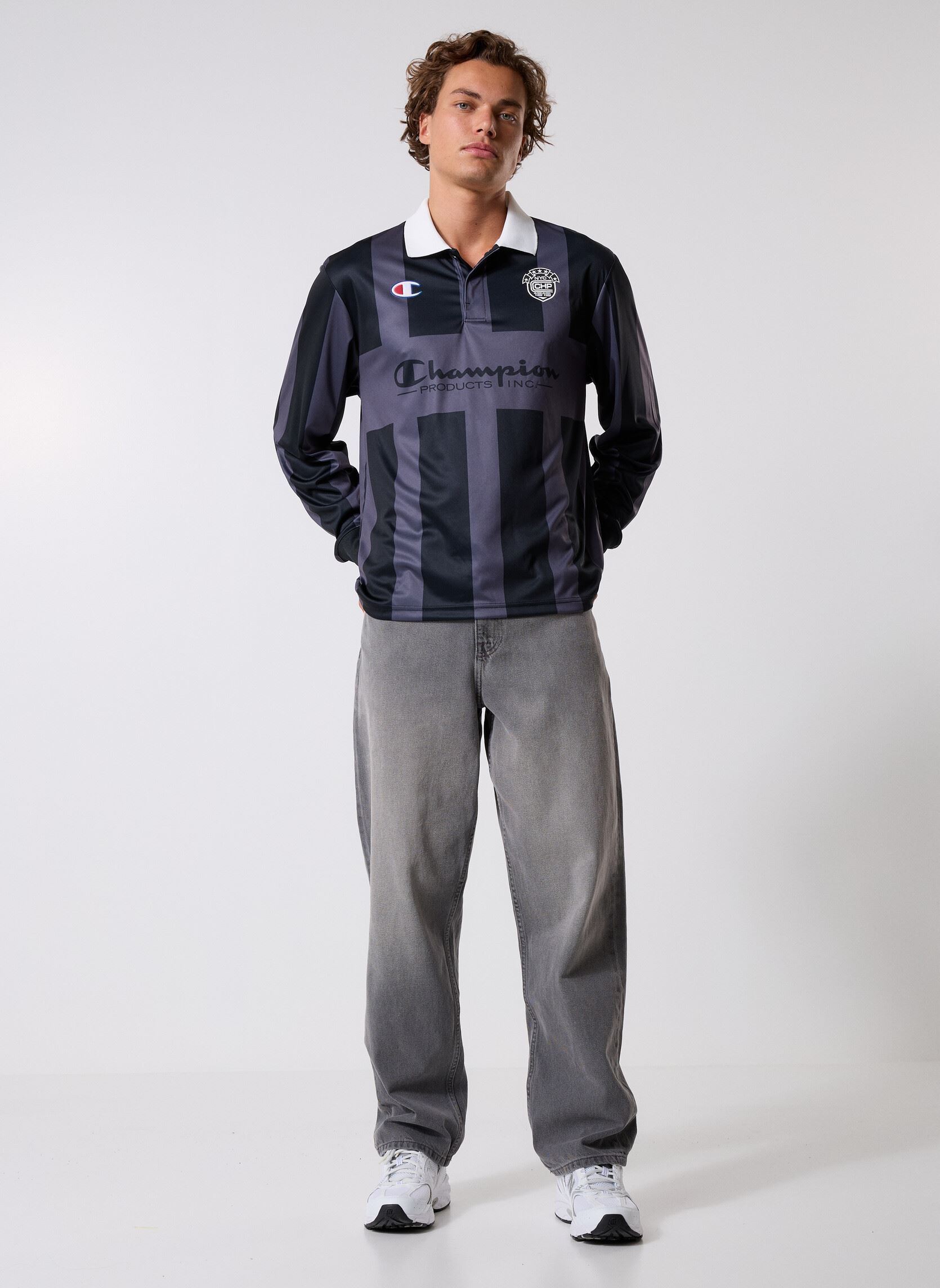 Polos manches courtes 221912 homme gris Champion Polos manches courtes 221912 homme gris WL002