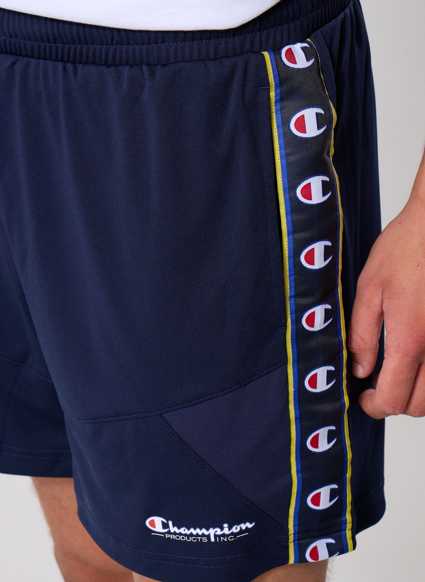 Pantaloncini da sport 221856 uomo blu Champion Pantaloncini da sport 221856 uomo blu BS568