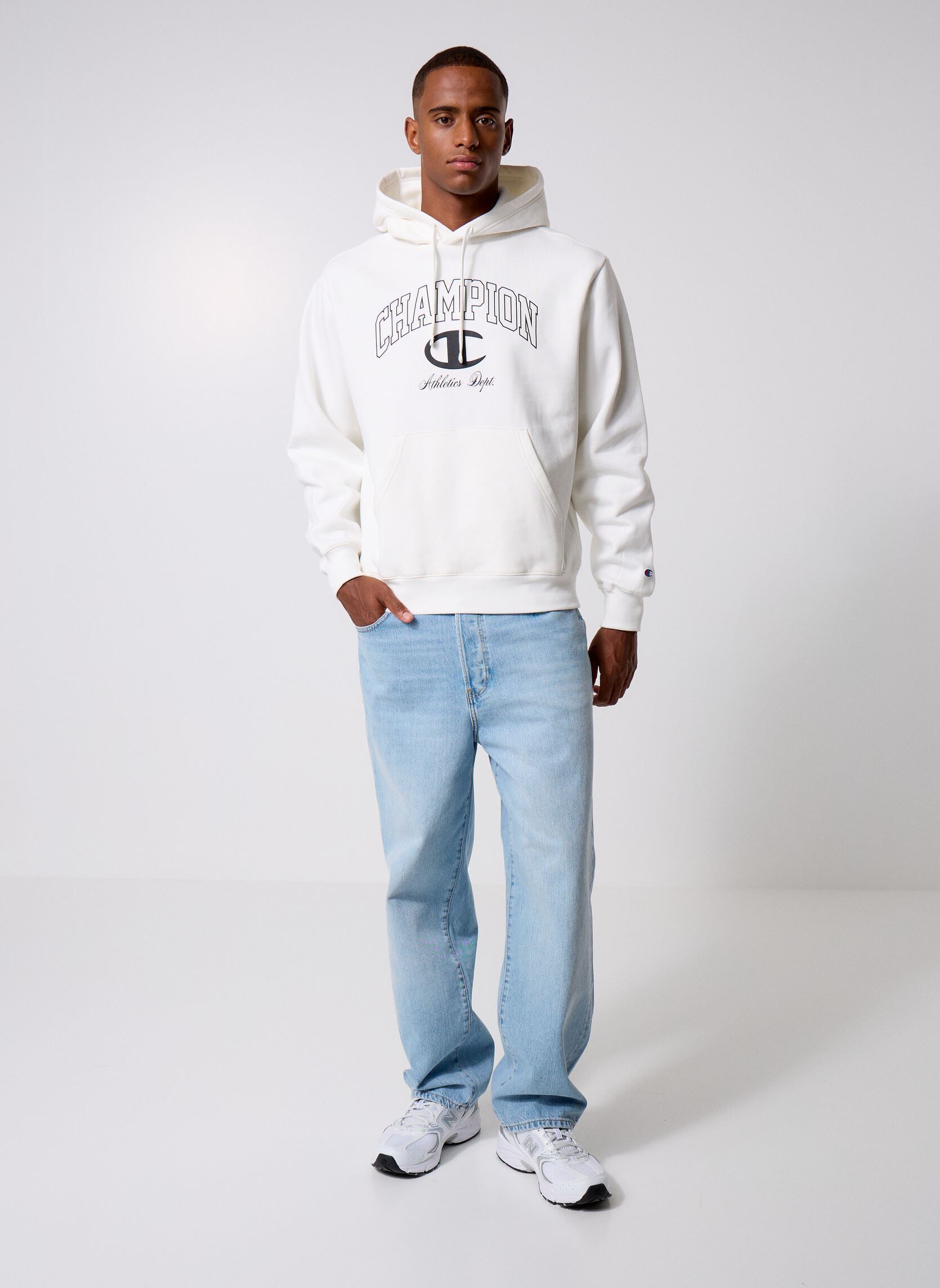 Sweats à capuche 221599 homme beige Champion Sweats à capuche 221599 homme beige WW048