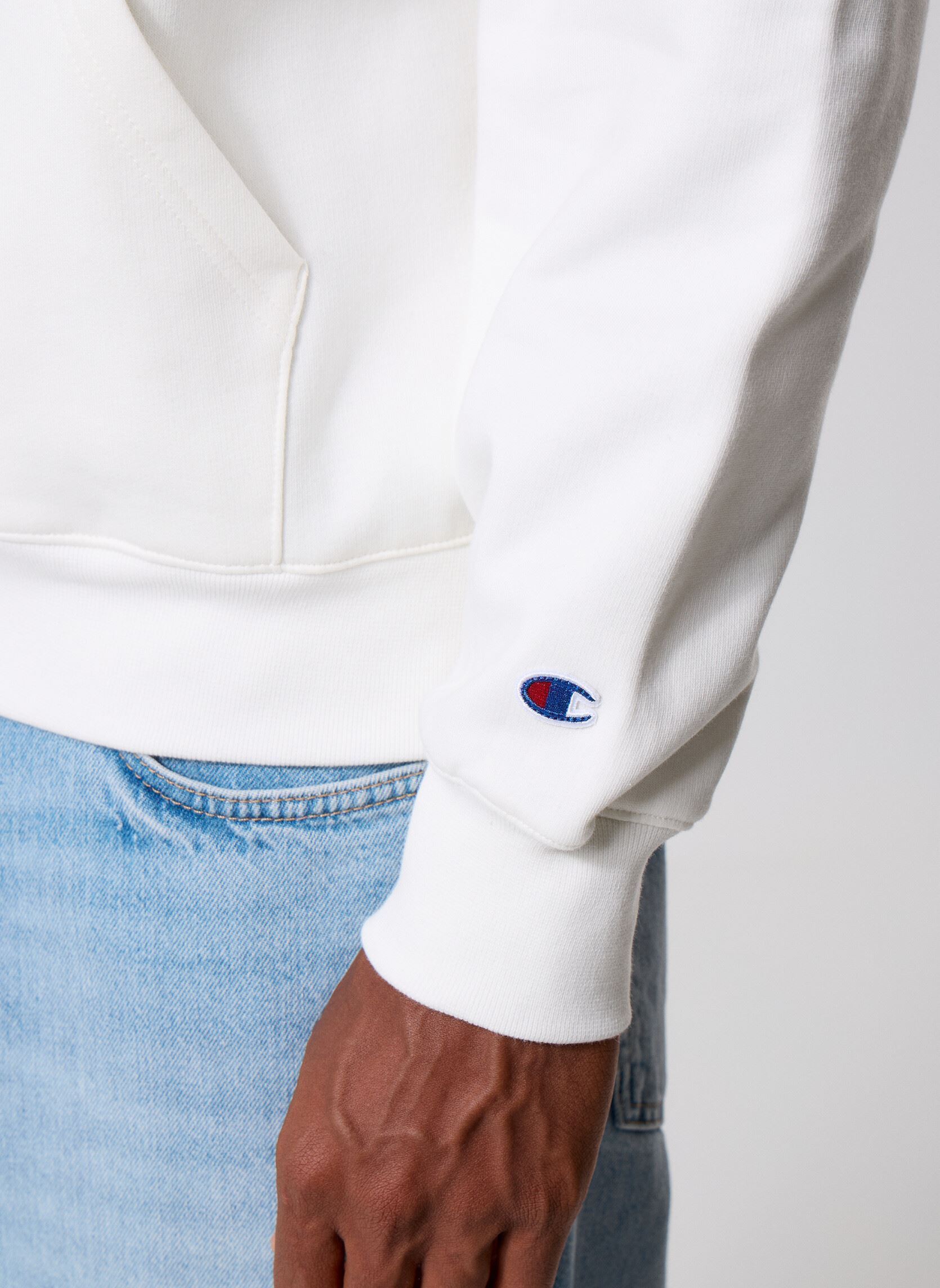 Sweats à capuche 221599 homme beige Champion Sweats à capuche 221599 homme beige WW048