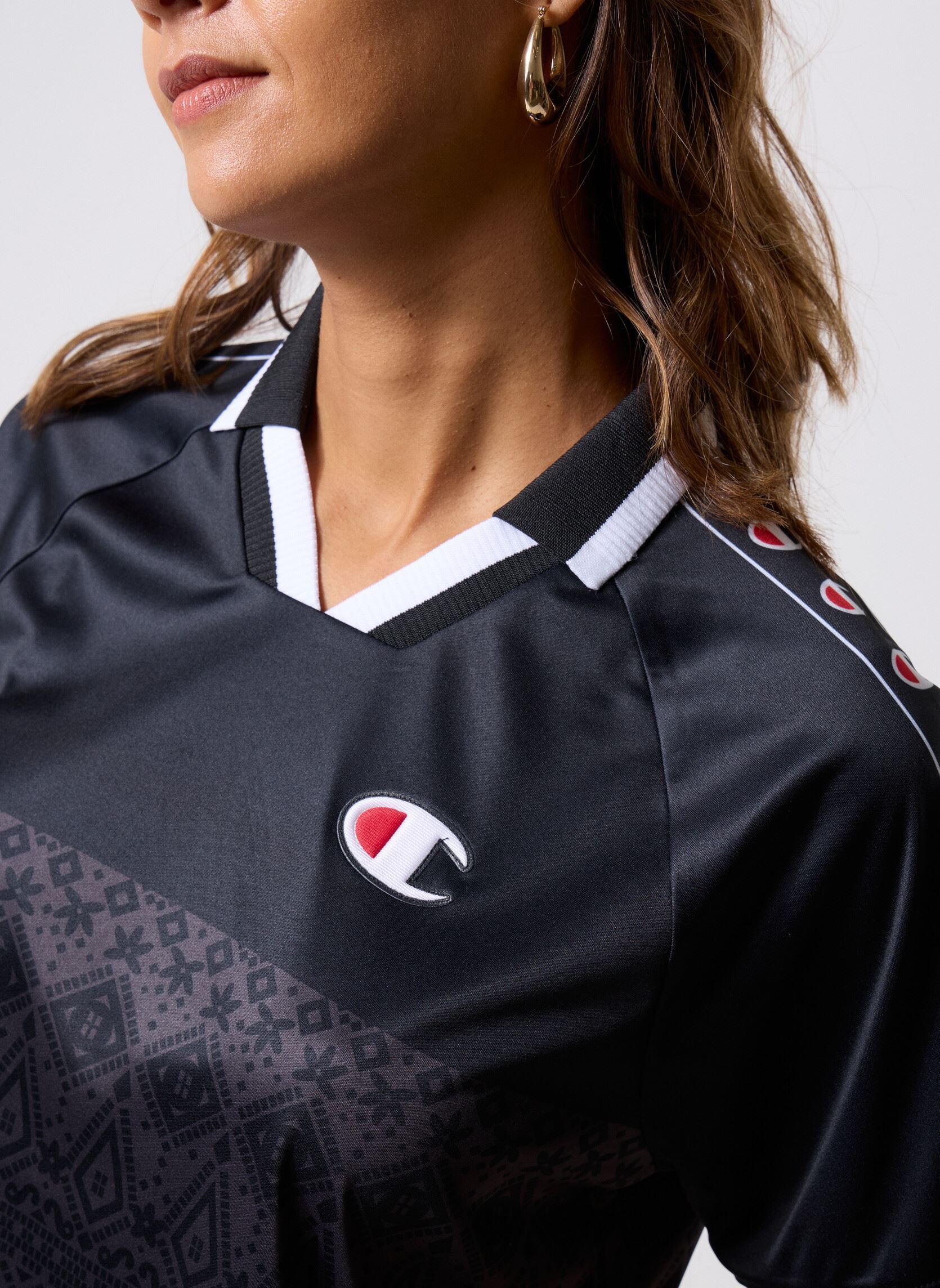 Kurzarm-Poloshirts 118371 damen schwarz Champion Kurzarm-Poloshirts 118371 damen schwarz KL001