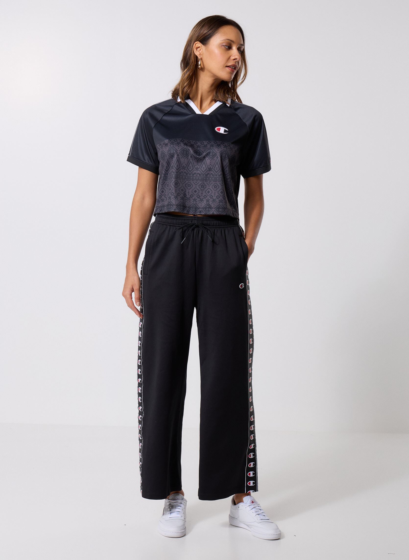 Jogginghosen 118369 damen schwarz Champion Jogginghosen 118369 damen schwarz KK001